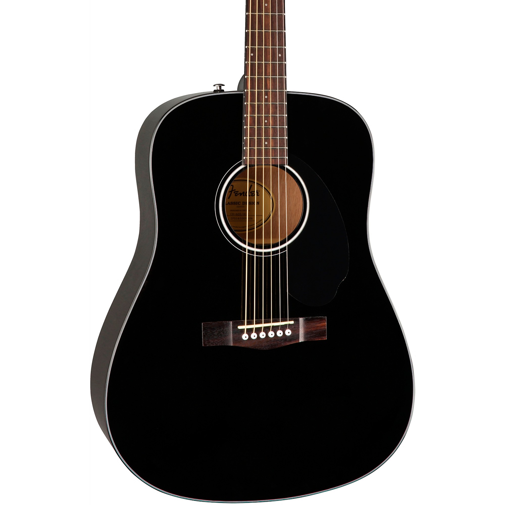 Fender CD-60S Dreadnought Acoustic Guitar Black | Guitar Center
