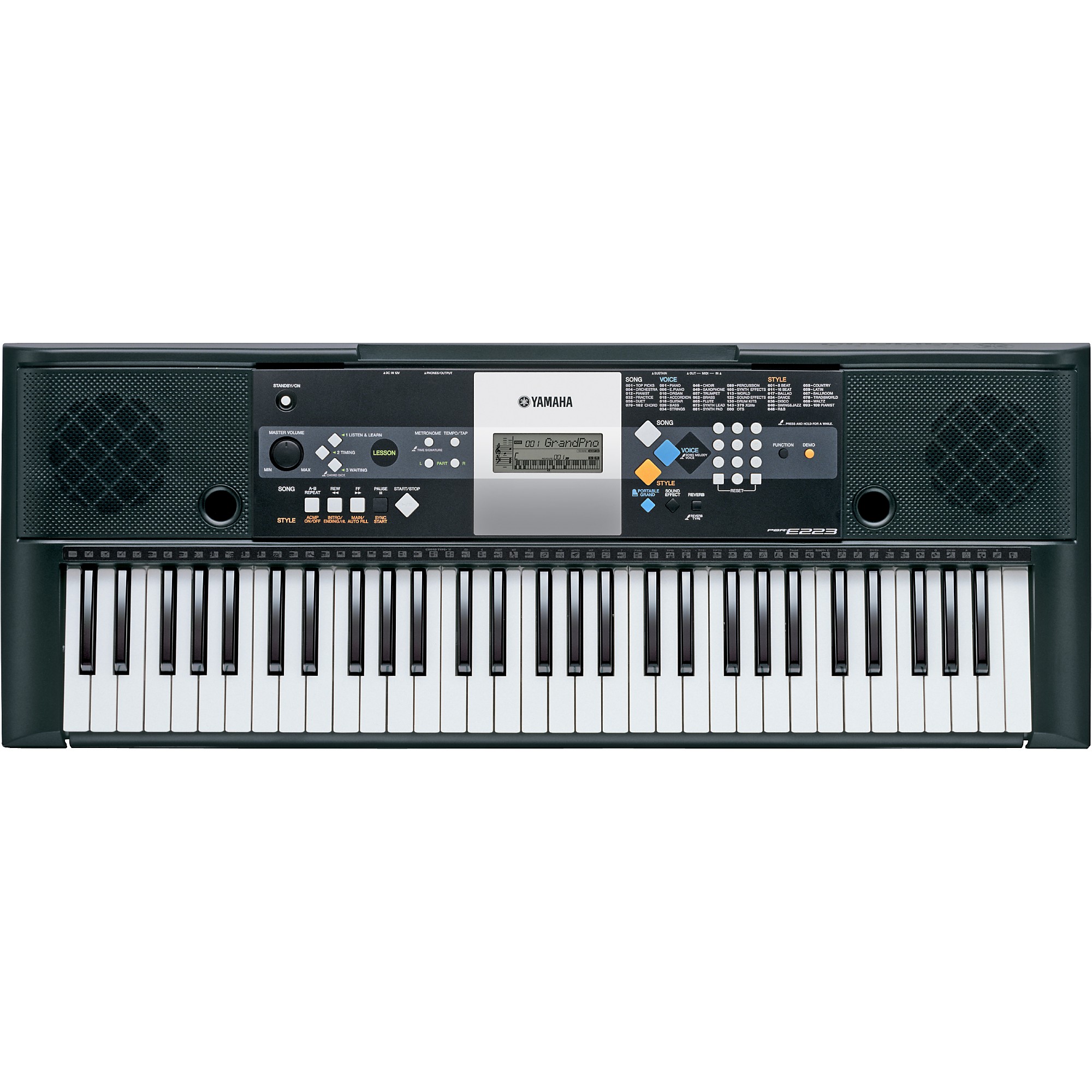 Yamaha PSR-E223 Entry-Level Portable Keyboard | Guitar Center