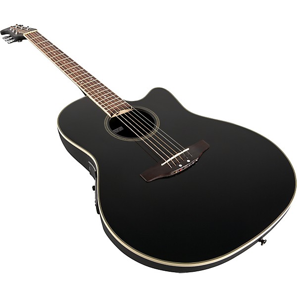Applause AE128 Super Shallow Acoustic-Electric Guitar Black
