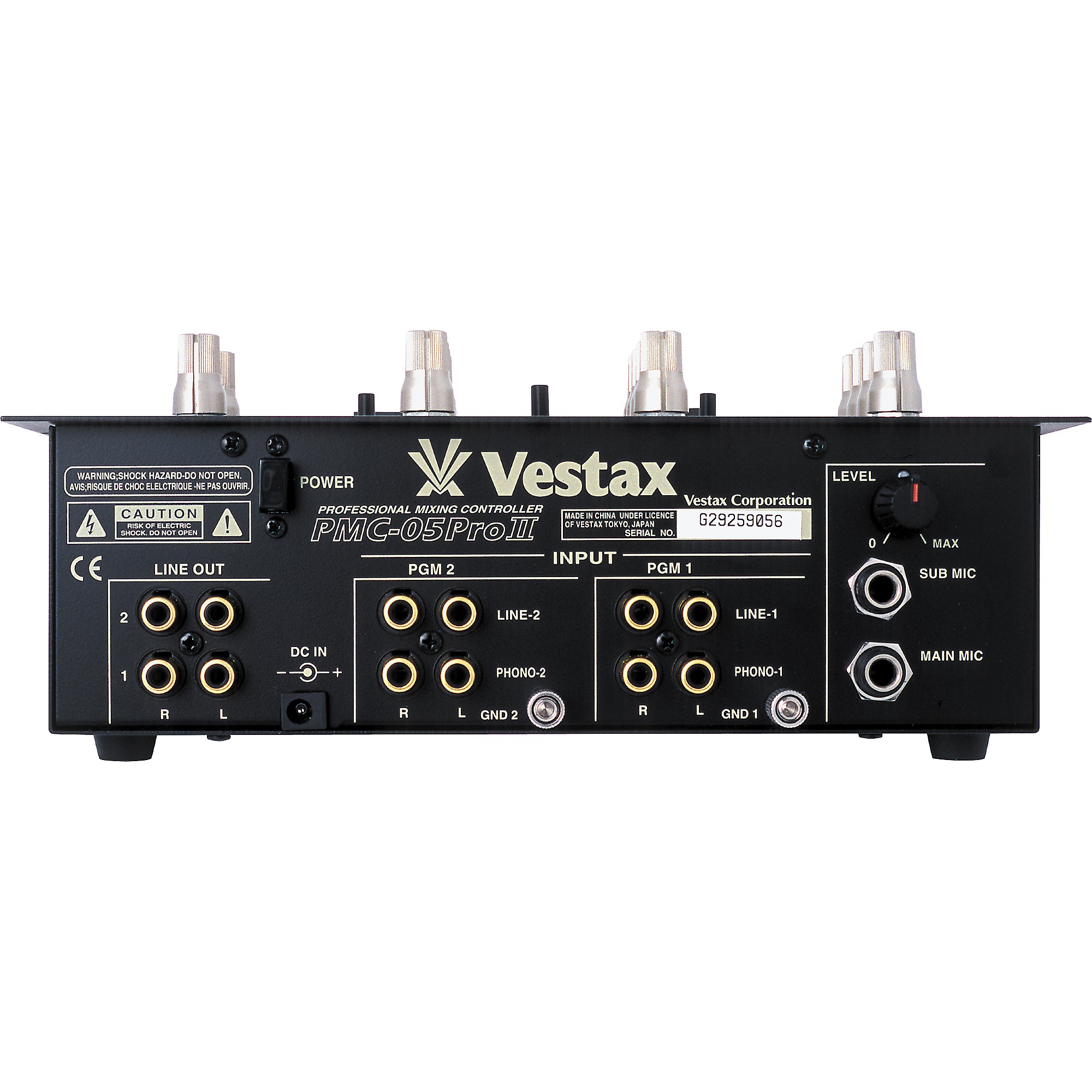 Restock Vestax Vestax PMC-05 Pro II 2 Channel DJ Scratch Mixer