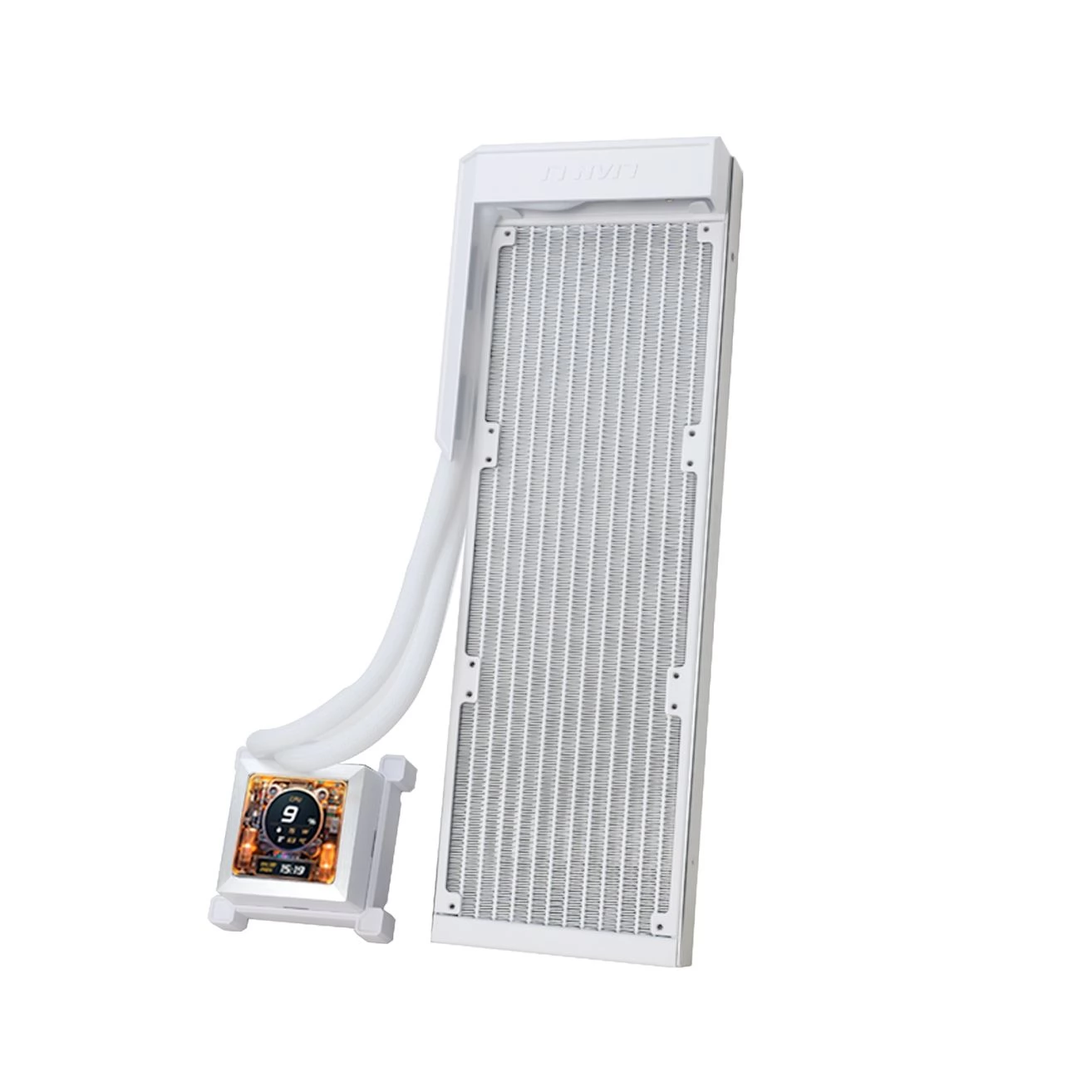 LIAN LI HydroShift LCD 360 fan without variant white - iPoncomp.com