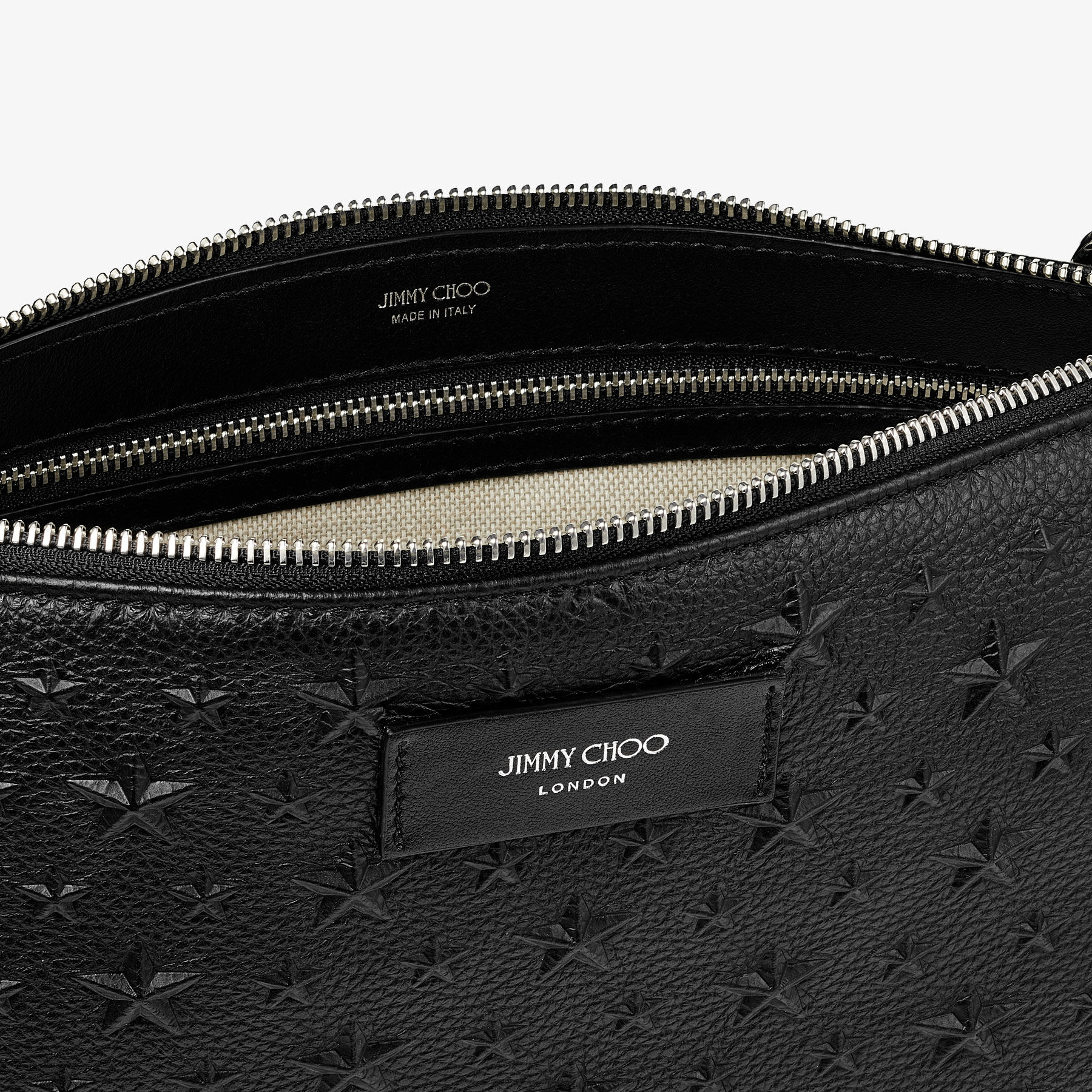 Kimi-N | ブラックレザー・クロスボディバッグ | 新作コレクション