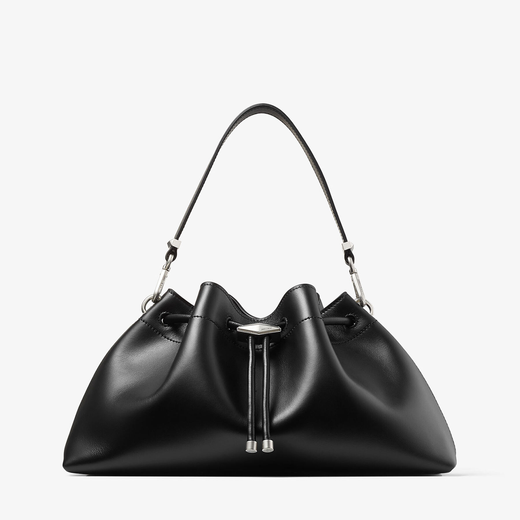 Cinch M | Black Calf Leather Bag | JIMMY CHOO