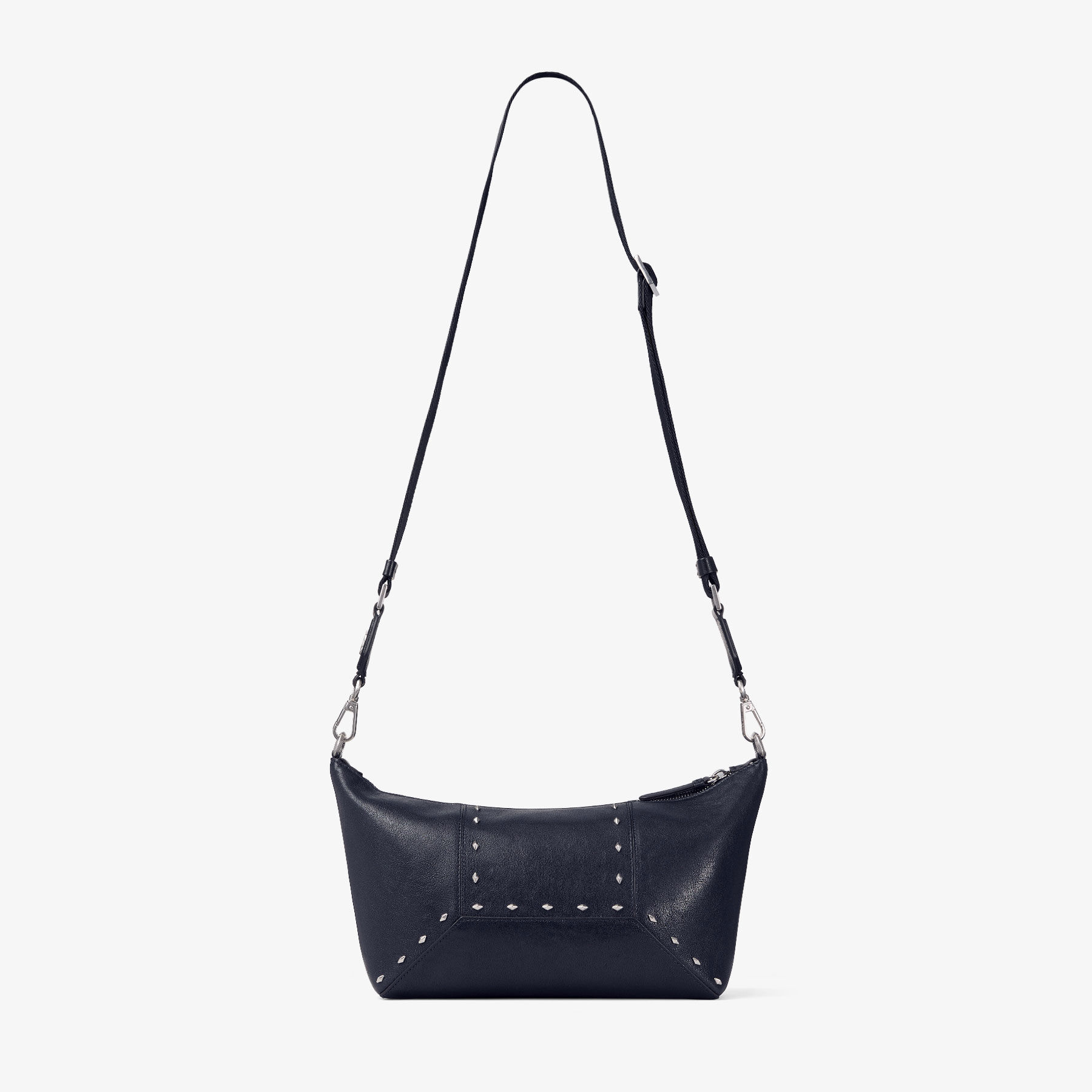 ダイヤモンド ジップ クロスボディ | マリン バイカーレザー