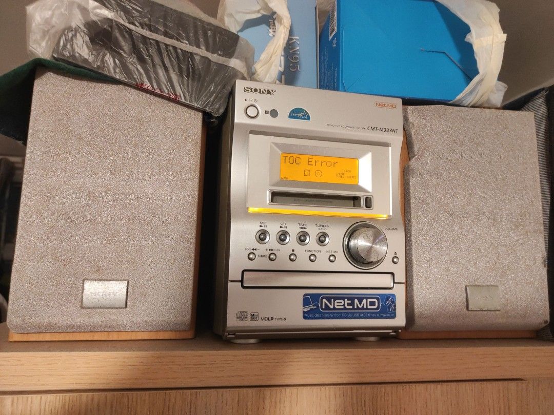 Sony CMT-M333NT メンテ済み / CD, MD, NetMD対応 Sony CMT-M333NT/CMT