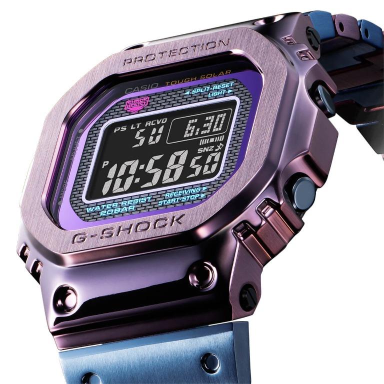 Casio G-Shock GMW-B5000PB-6 Full Metal PURPLE LIMITED Solar Men