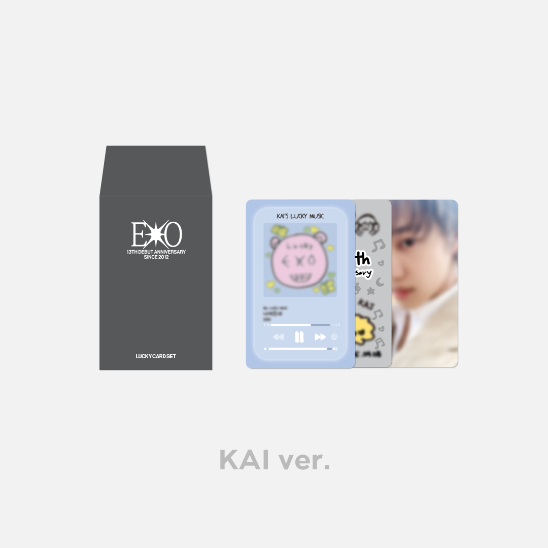 jp.ktown4u.com : EXO - [13TH ANNIVERSARY MD] LUCKY CARD SET