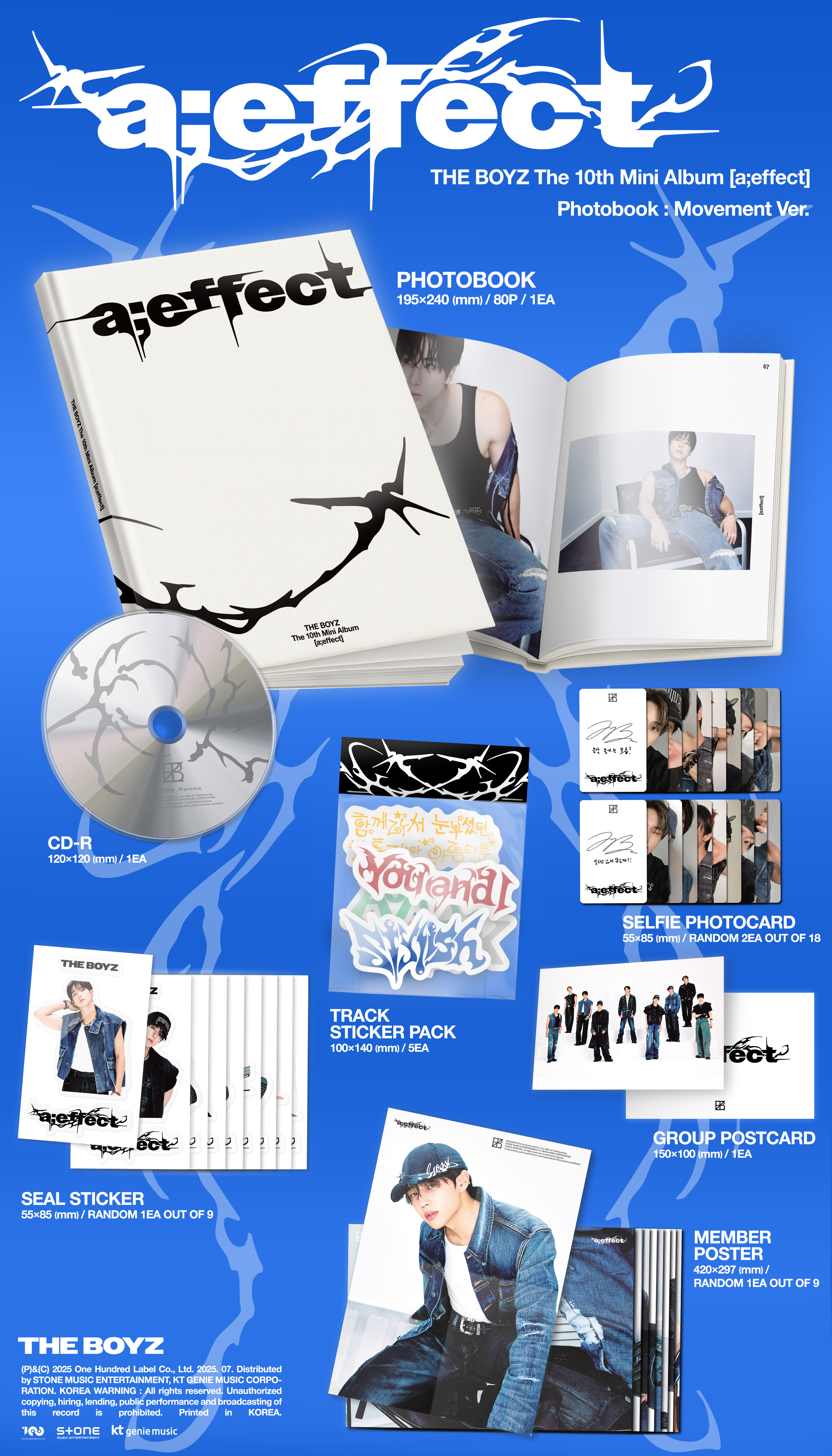 jp.ktown4u.com : [2CD セット] THE BOYZ - ミニアルバム10集 [a;effect]