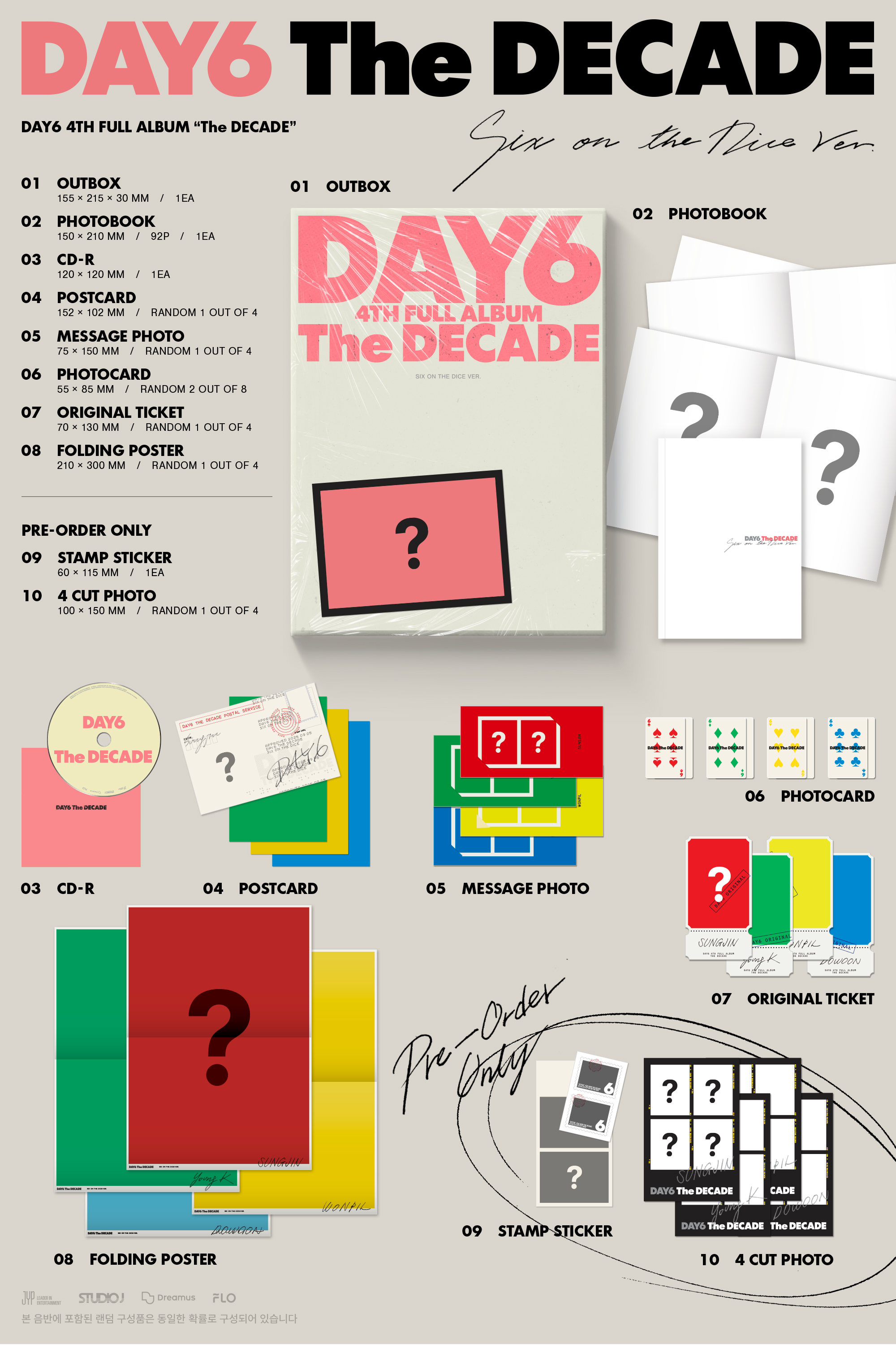 ktown4u.com : [FANS SHOP Gift] DAY6 - 4th Album [The DECADE
