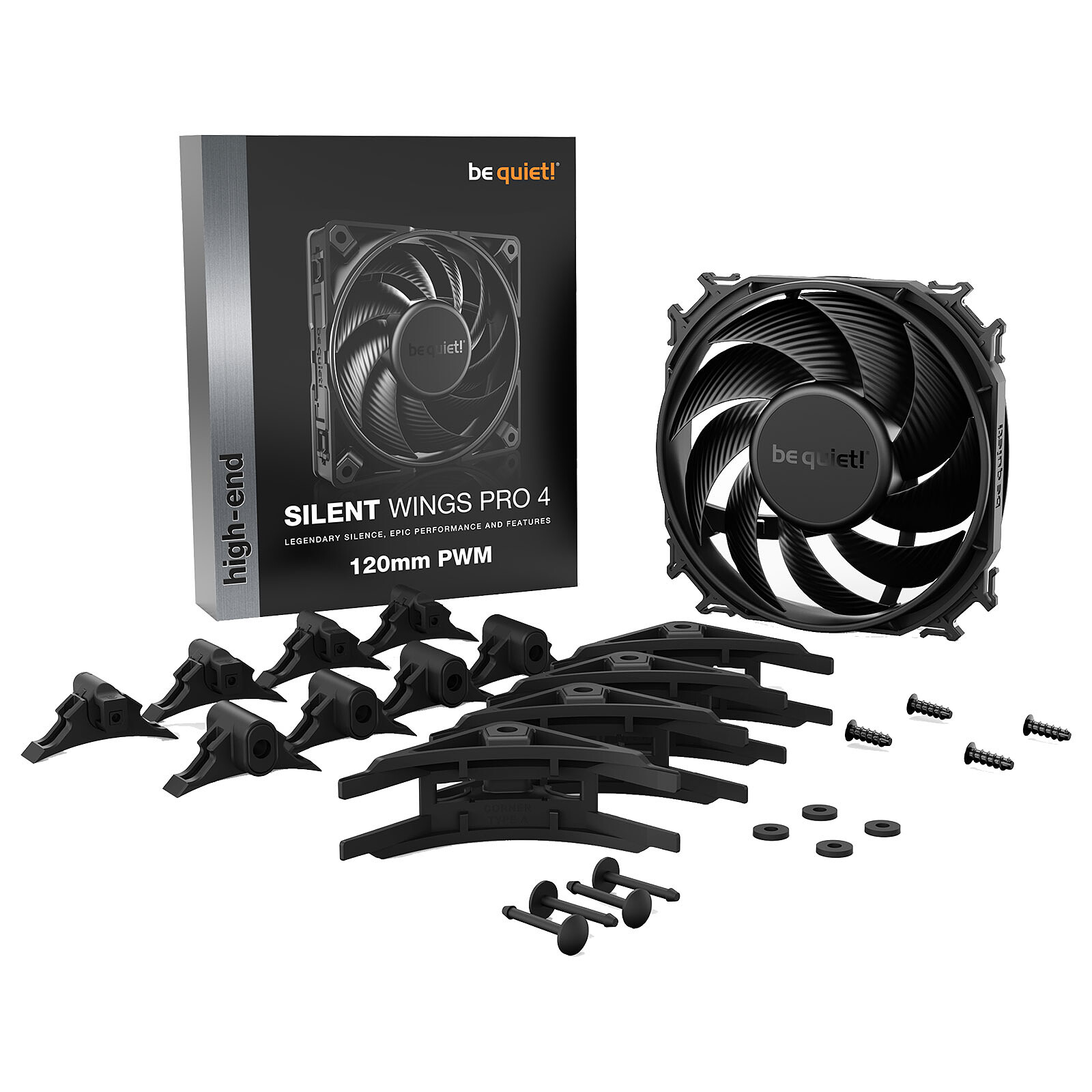 be quiet! Silent Wings Pro 4 120 mm PWM - Ventilateur boîtier - LDLC