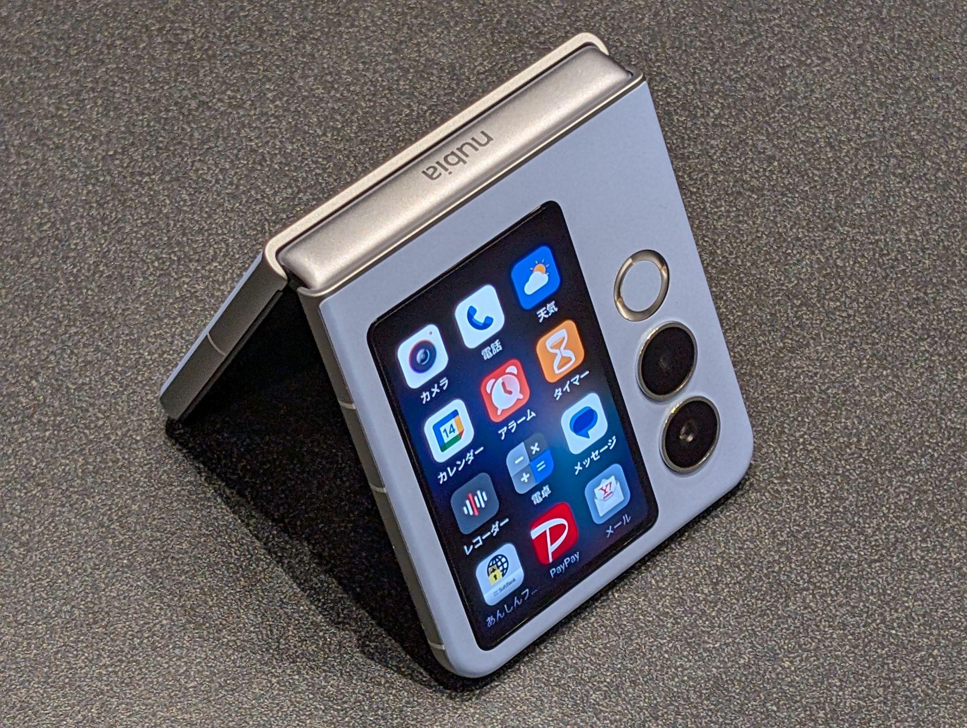ワイモバイルの新型折りたたみスマホ「nubia Flip 2」が登場。日本の声