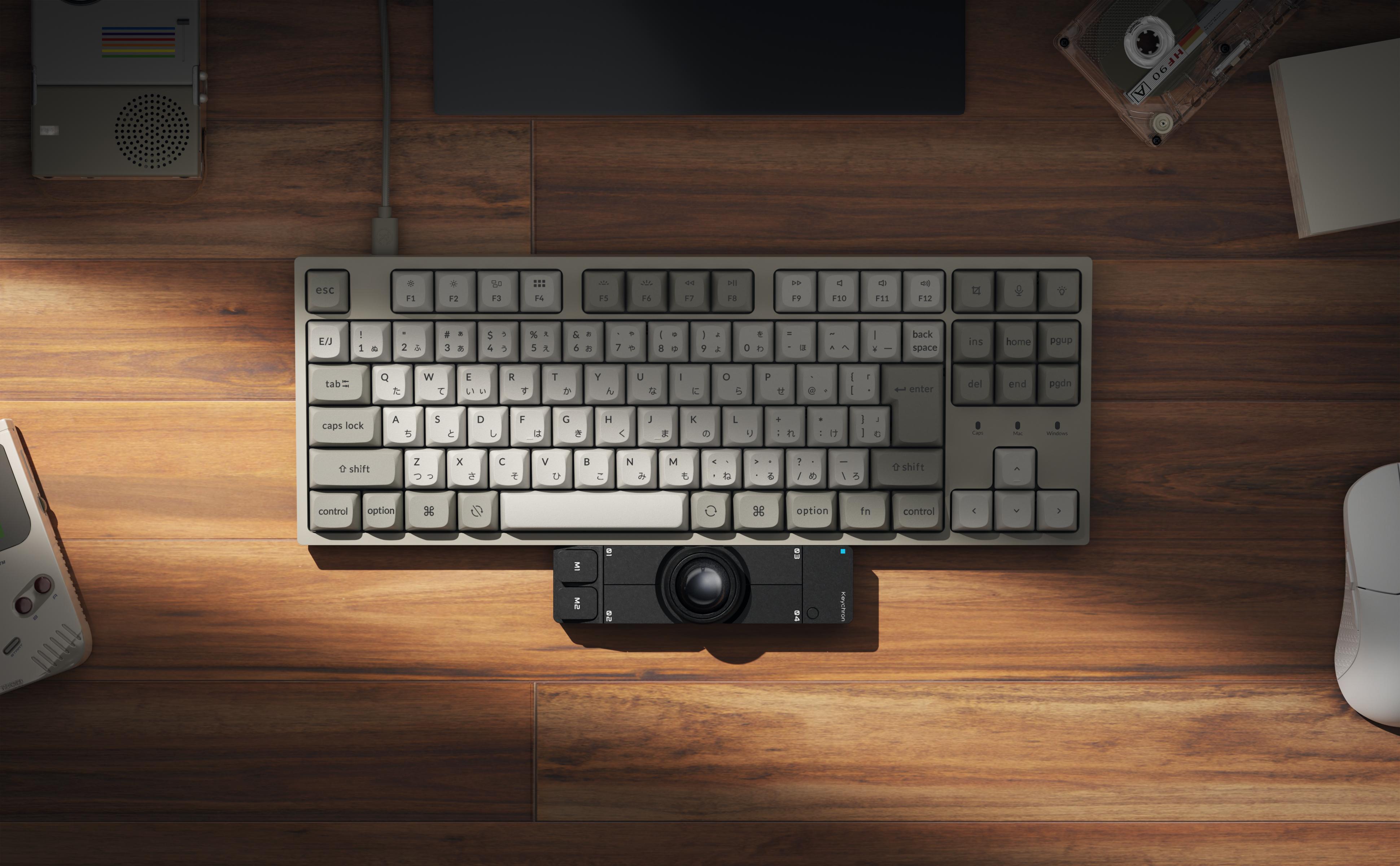 キーボードに添えるだけ。ホームポジションの常識を変えるトラック