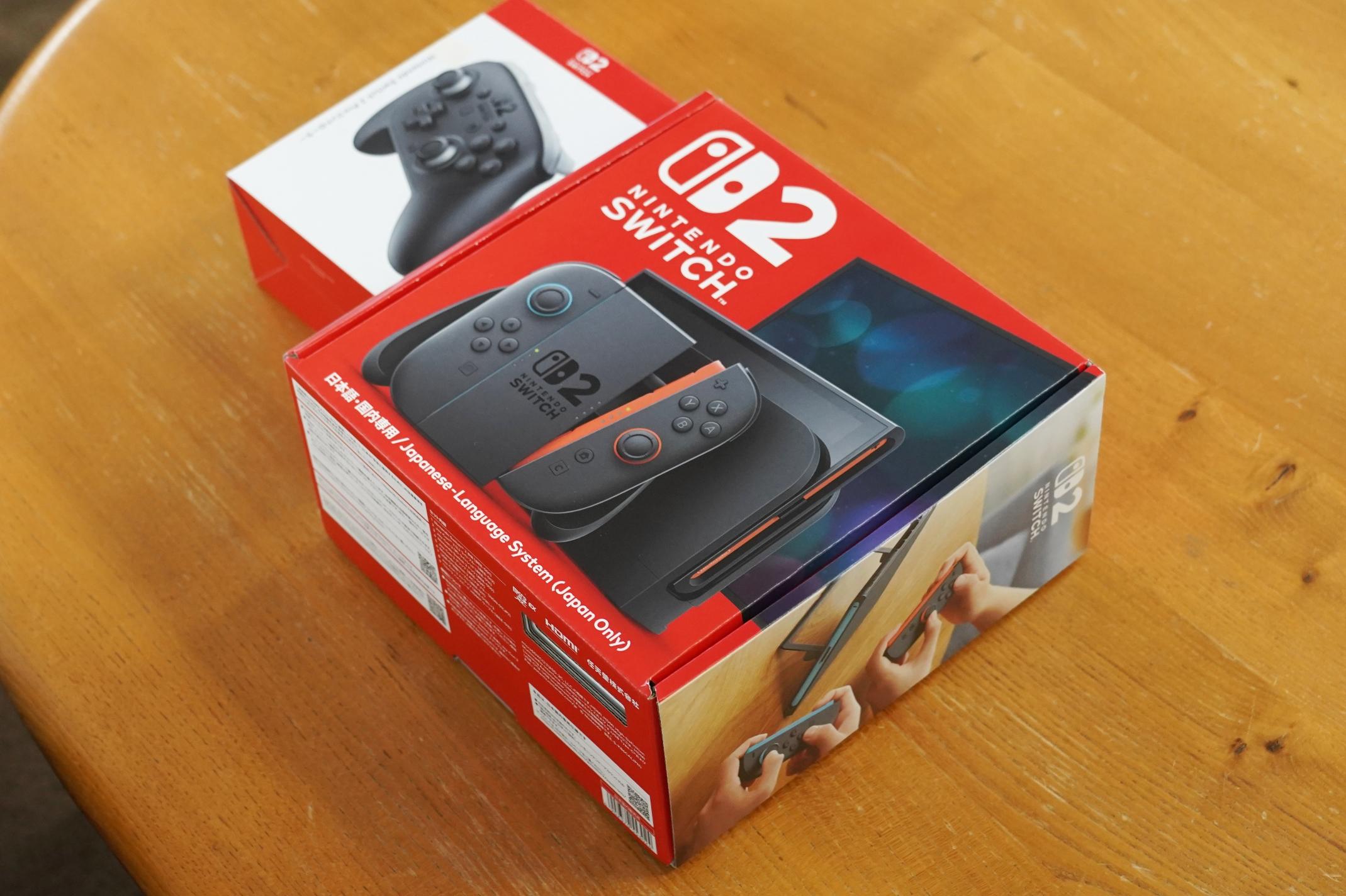 Nintendo Switch 2がやって来た！ アンボックス行ってみましょう