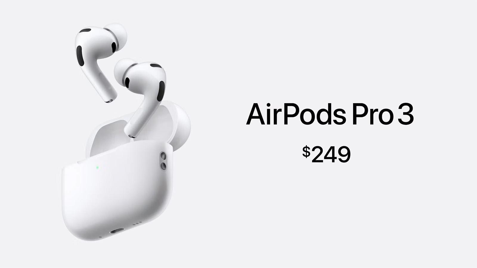 アップル3年ぶりの完全新型ワイヤレスイヤホン「AirPods Pro 3」を注目