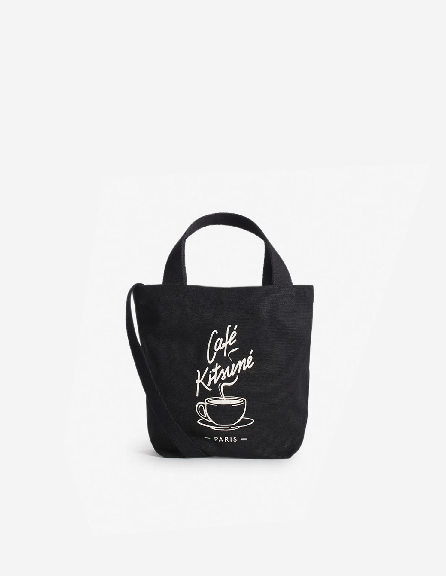 カフェ キツネ コーヒーカップ ミニ トートバッグ | Maison Kitsuné