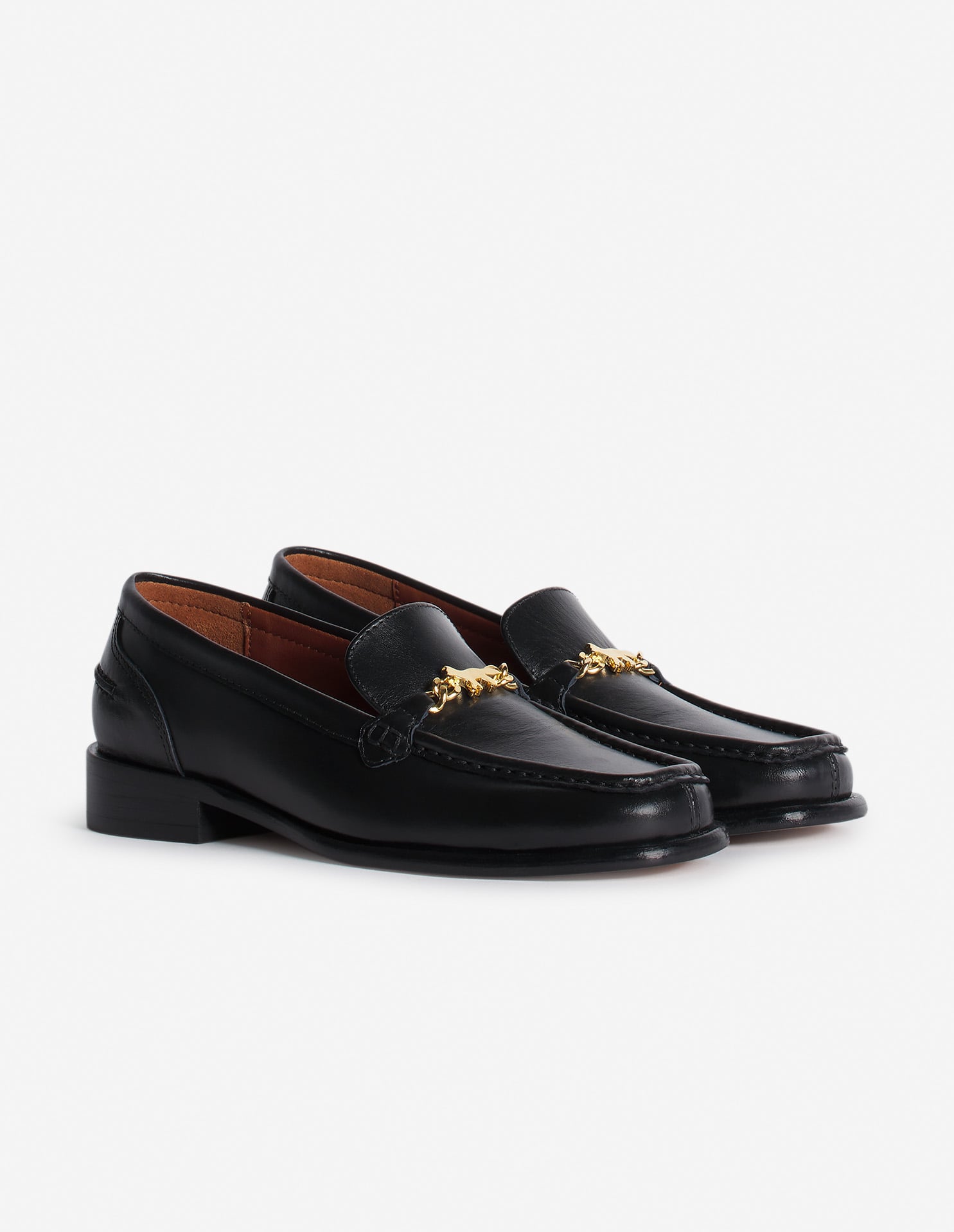 PROFILE FOX LEATHER LOAFERS | Maison Kitsuné