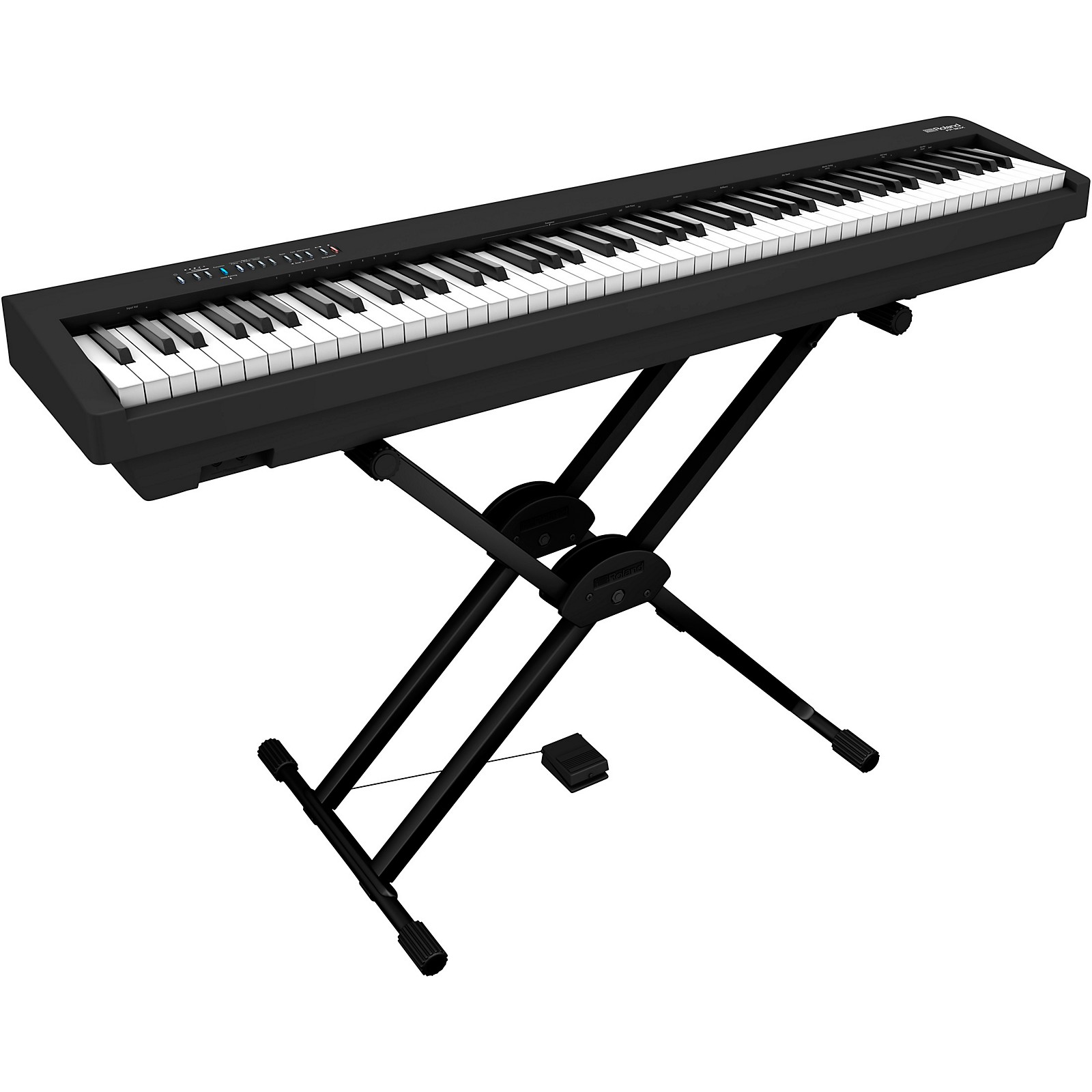 Roland FP-30X Digital Piano With Roland Double-Brace X-Stand and