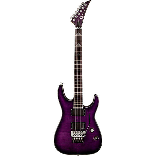 Charvel Desolation DX-1 FR Soloist Electric Guitar Purple Burst