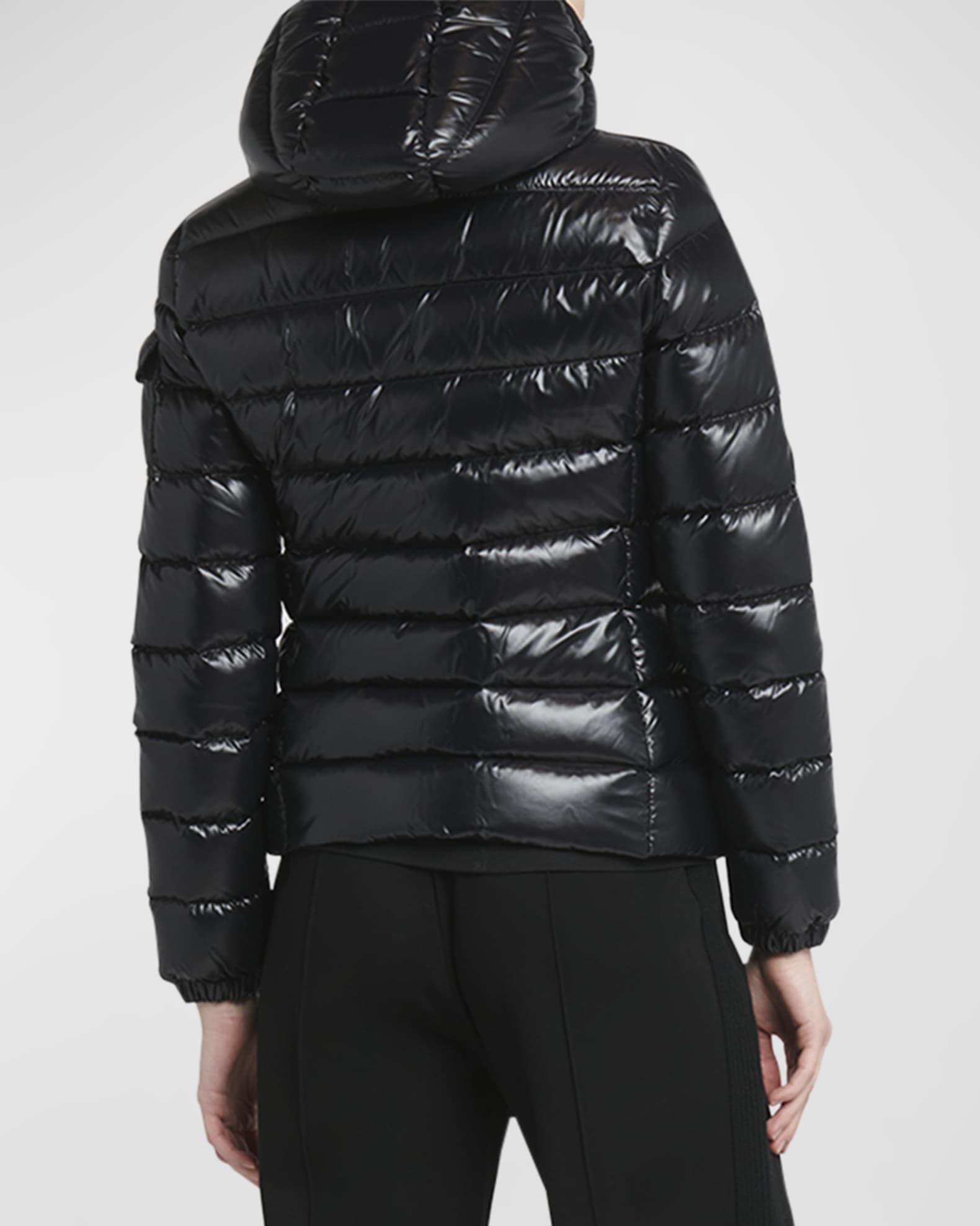 Moncler Bady Hooded Short Down Jacket | Neiman Marcus