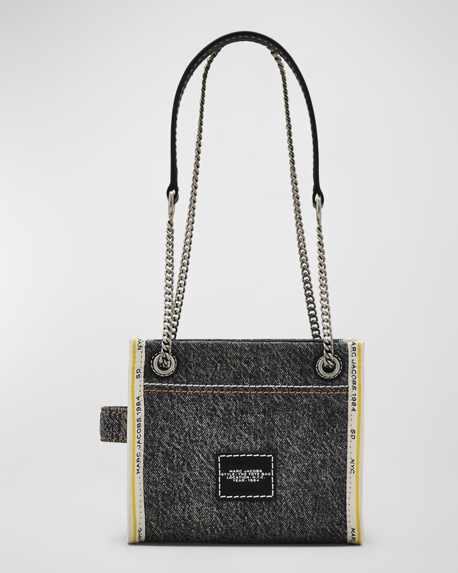 Marc Jacobs The Denim Chain Crossbody Tote Bag | Neiman Marcus