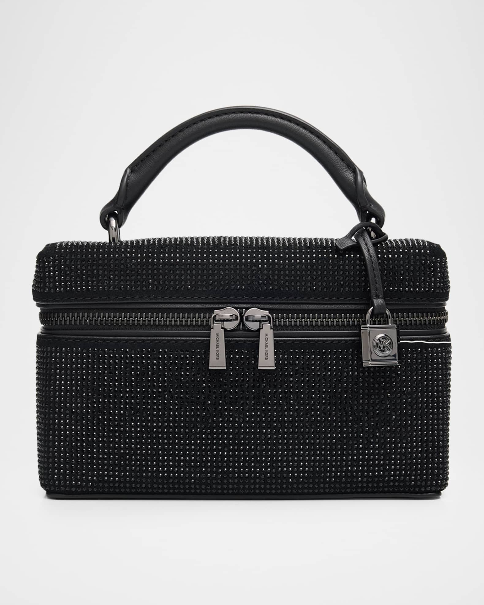 MICHAEL Michael Kors Jana XS Rhinestone Suede Crossbody Bag