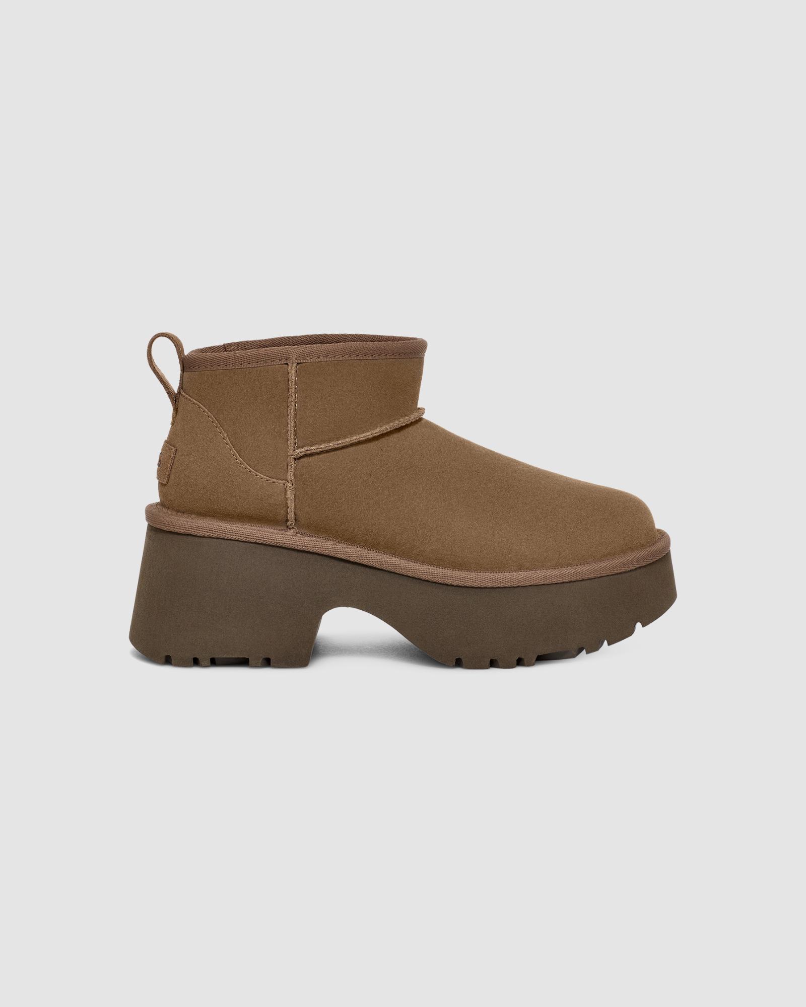 Women's Classic Ultra Mini New Heights Boot in Hickory | UGG