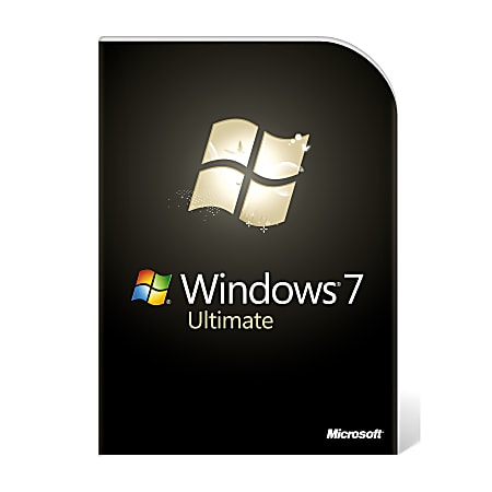 Microsoft Windows 7 Ultimate Full Version Traditional Disc