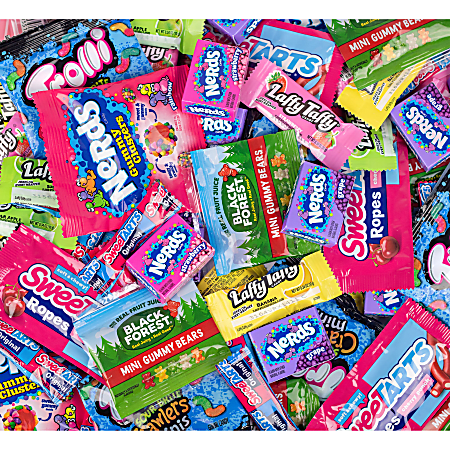 Nerds Trolli Laffy Taffy and More Party Mix Stand Up Bag 40.98 Oz