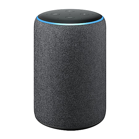 Amazon Echo Plus 2nd Generation Smart Speaker Charcoal - Office Depot