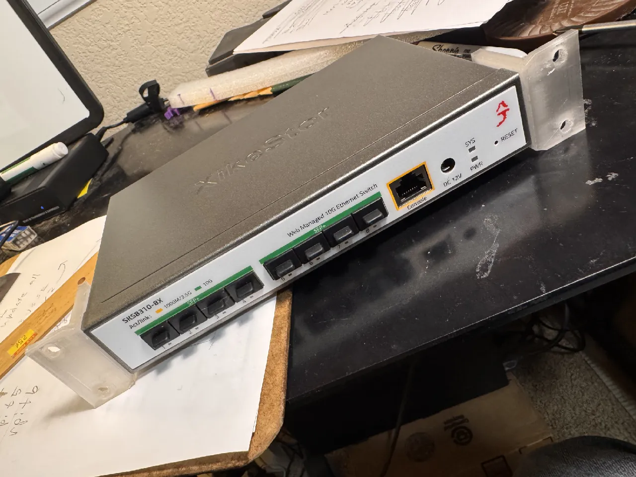 Xikestor SKS8310-8X rackmount 1U Ears for 10-inch rack by idcrook