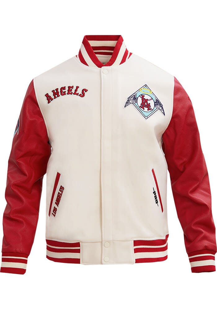 Los Angeles Angels フルジップジャケット 赤/白 Los Angeles Angels