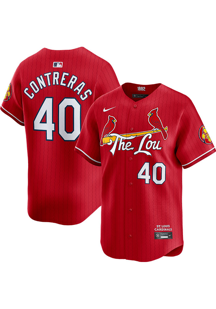 Willson Contreras St Louis Cardinals Mens Red City Connect 2024