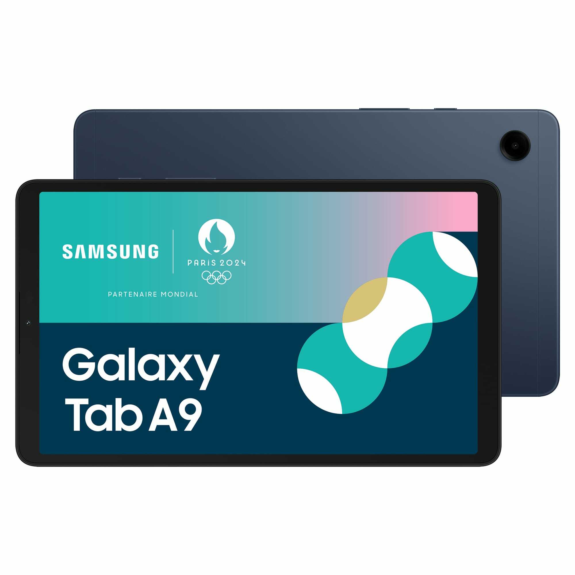 Samsung Galaxy Tab A9 - 4/64Go - WiFi - Bleu Navy - Tablette - Rue