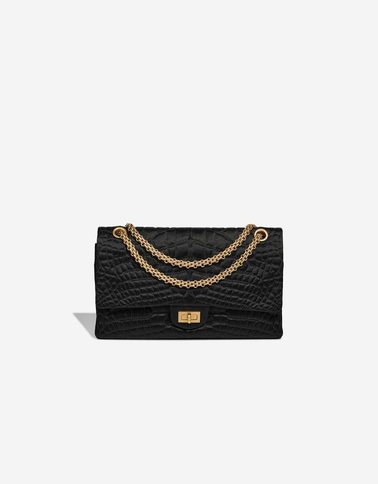 Chanel 2.55 Reissue 226 Silk Black | SACLÀB