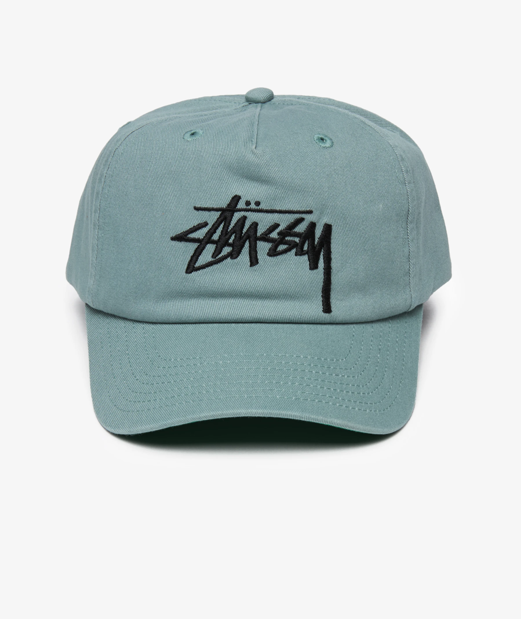 Stüssy Mid-Depth Big Stock Snapback Cap | Sea Water | SVD USA