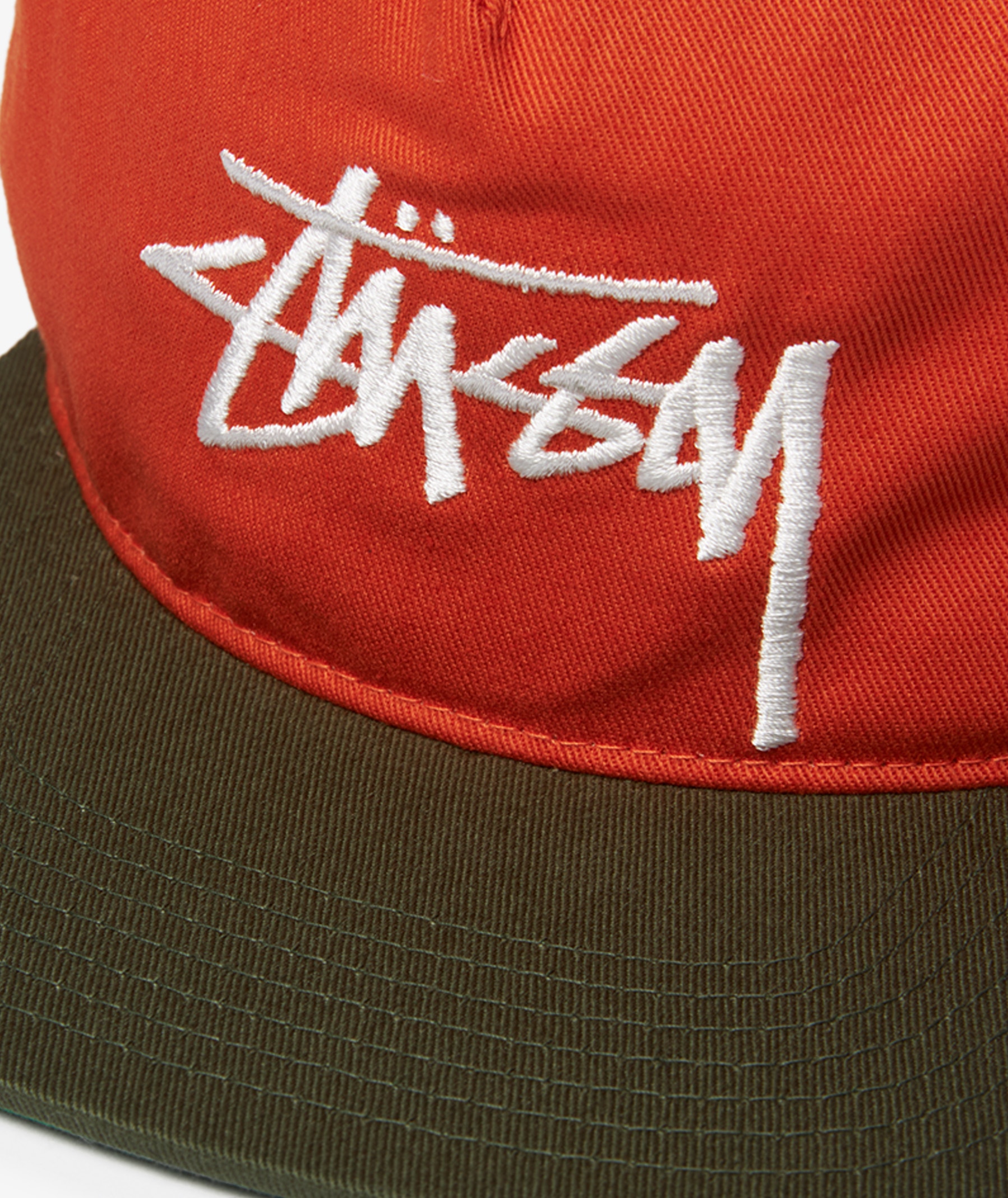 Stüssy Big Stock Cap in Orange | SVD UK