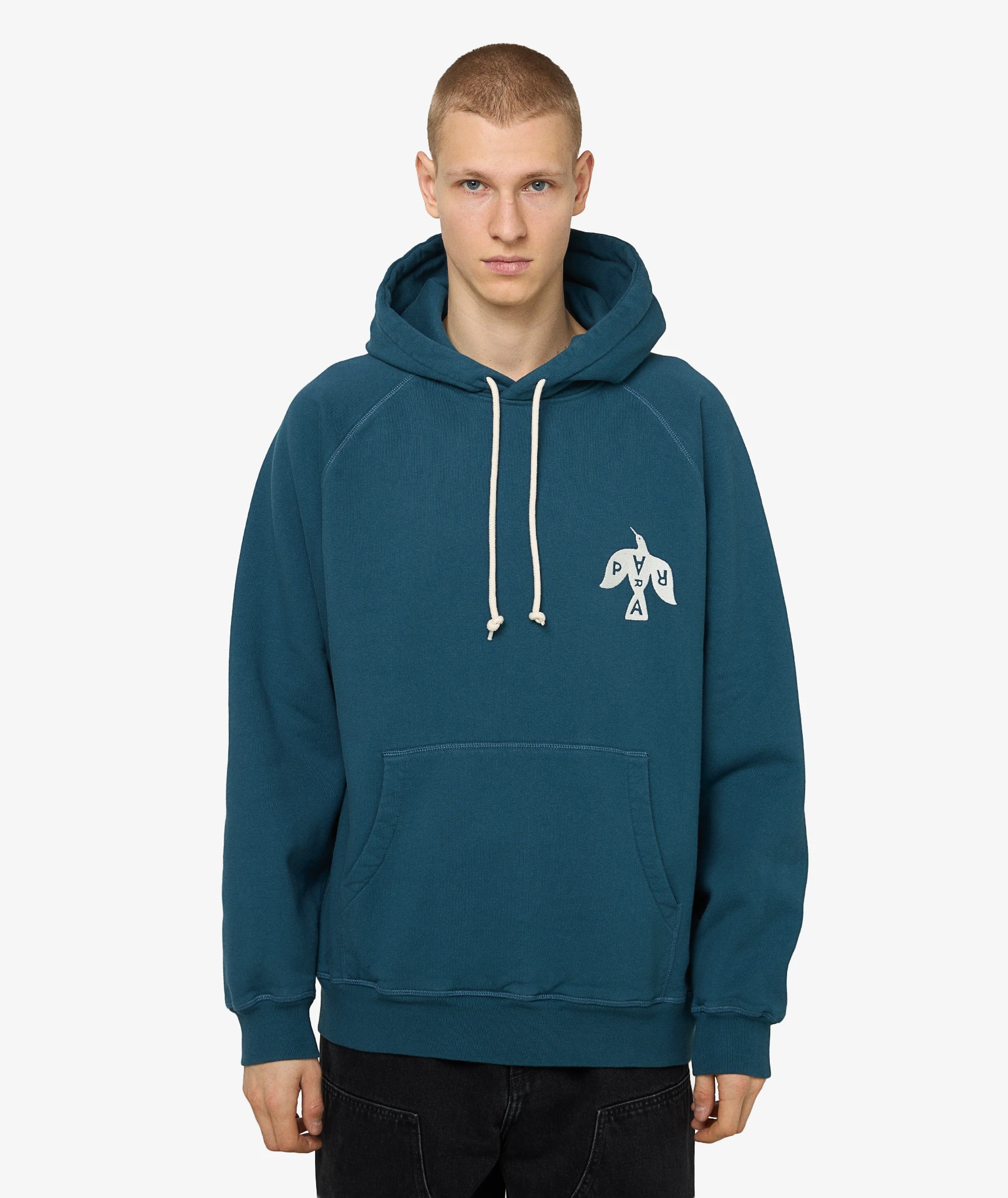 By Parra Crow Logo Hoodie | Teal | SVD USA