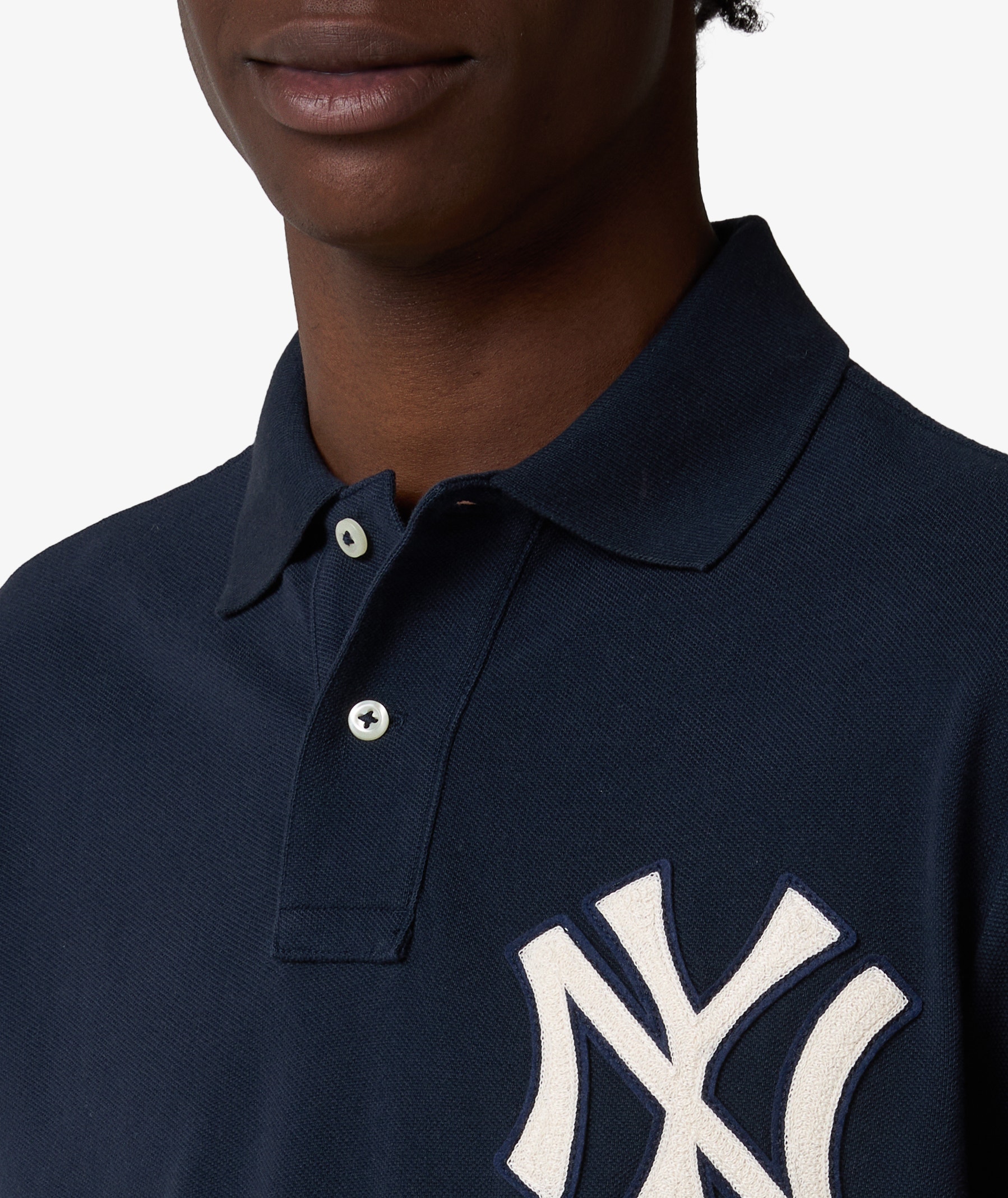 Polo Ralph Lauren 20/1 Polo Shirt x Yankees in Blue | SVD USA