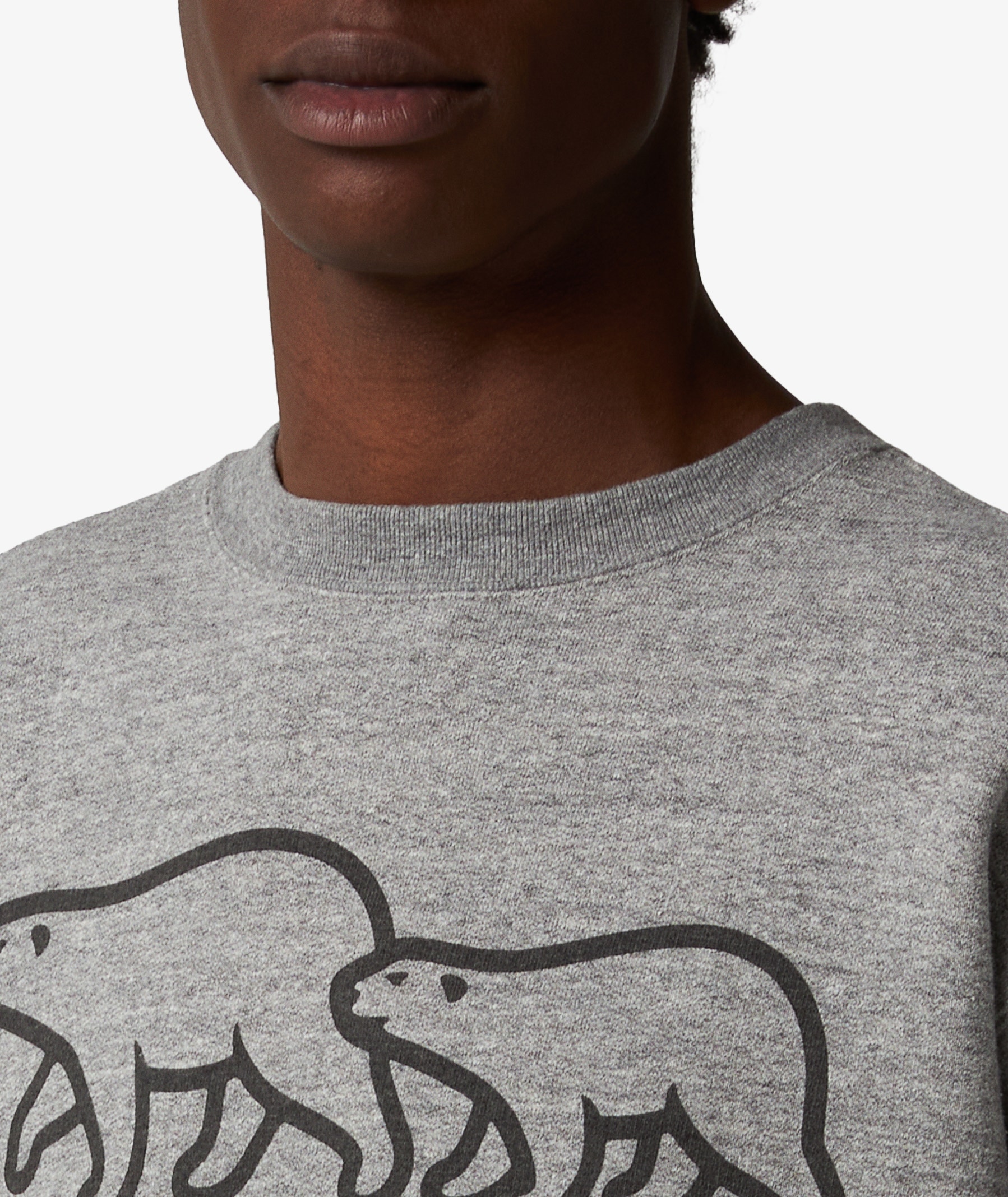 HUMAN MADE Graphic Crewneck in Gray | SVD USA
