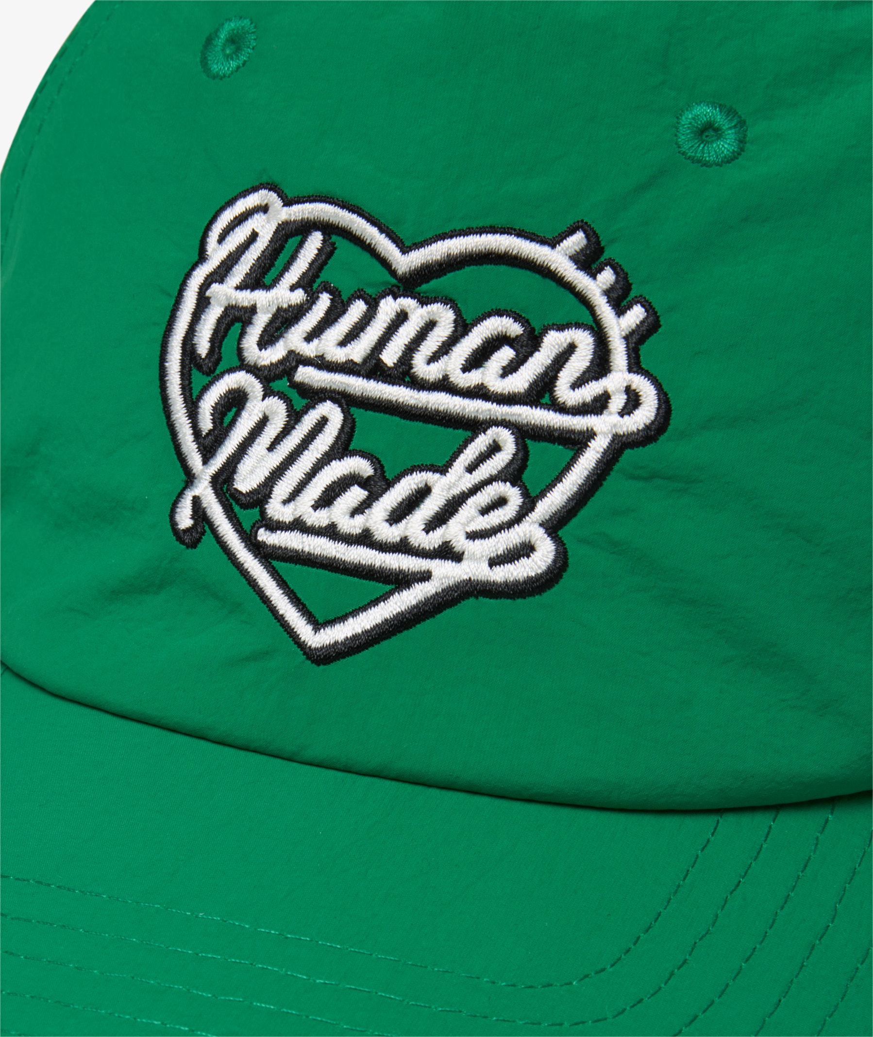 HUMAN MADE 6 Panel Nylon Cap | Green | SVD USA