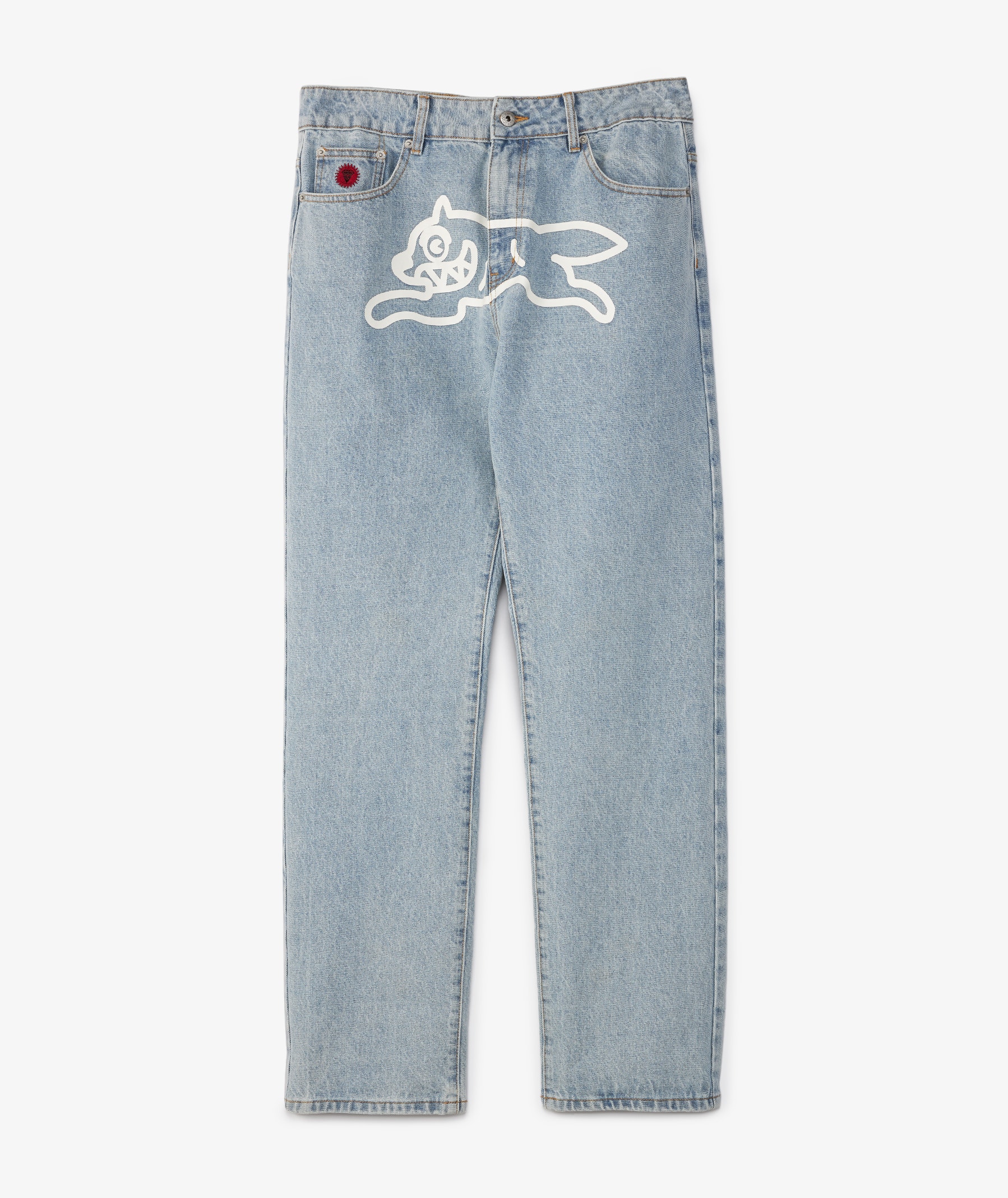 Icecream Running Dog Denim Pants in Light Blue | SVD USA