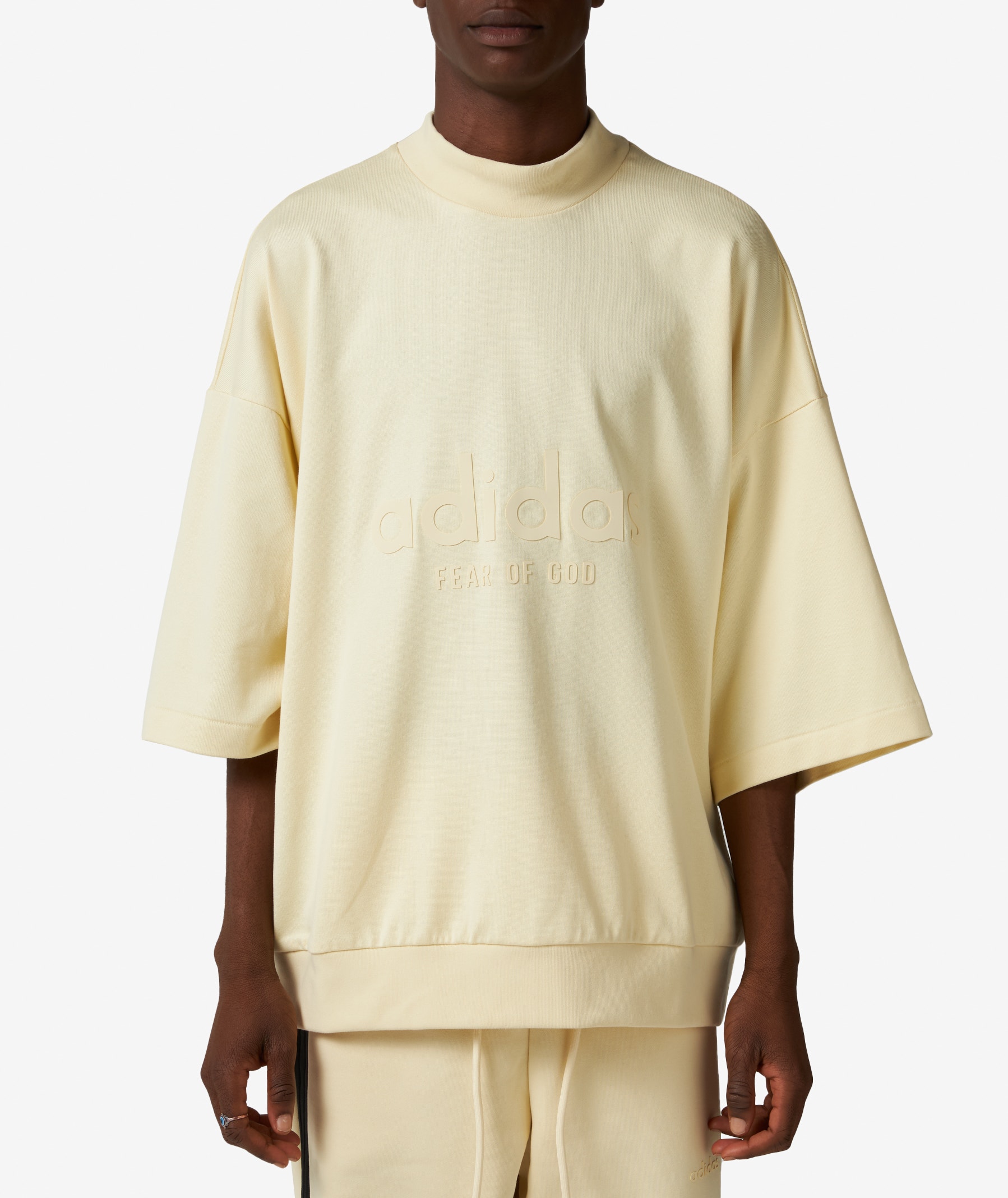adidas Heavy Jersey 3/4 Mock T-Shirt x Fear of God Athletics in