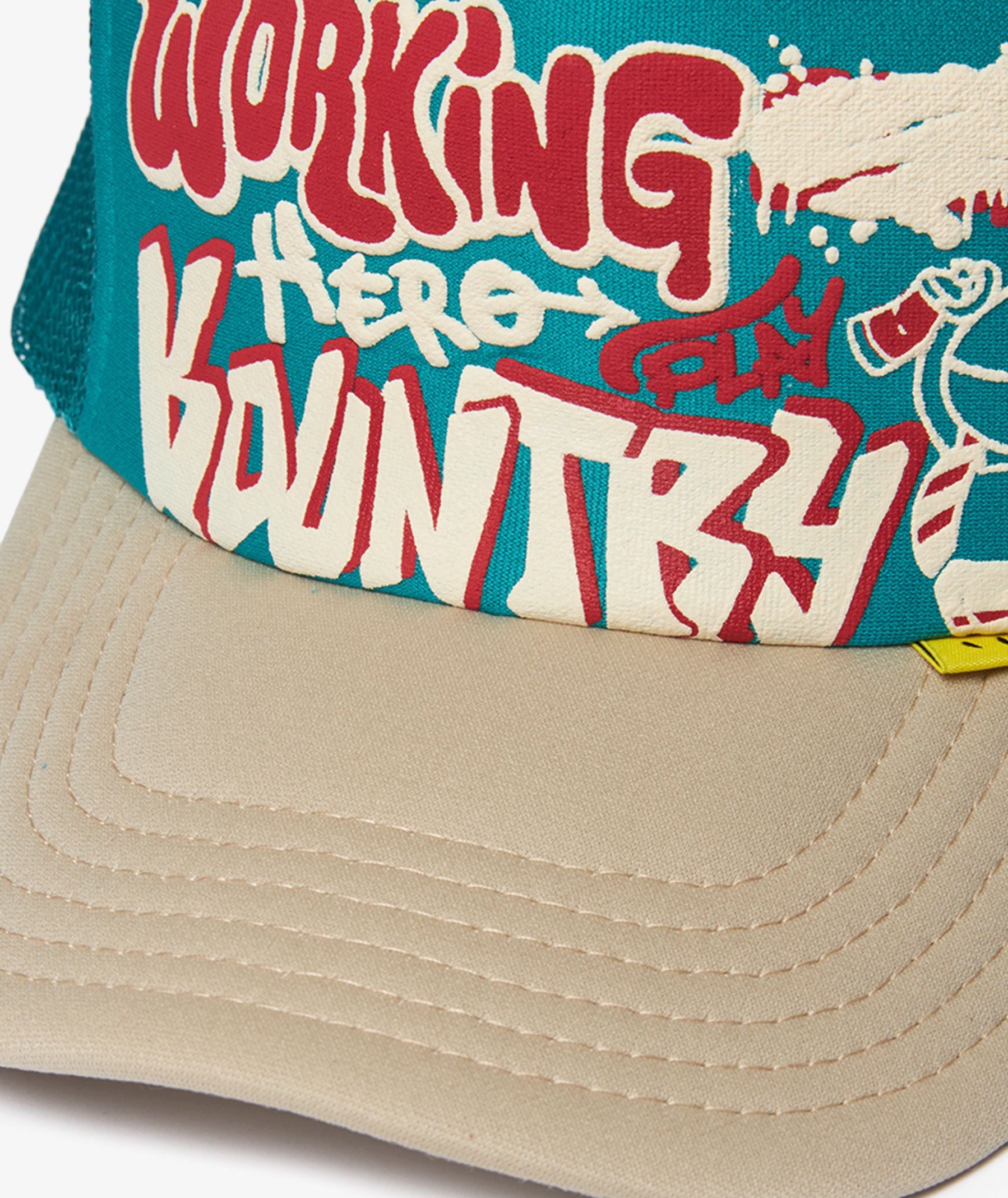 KAPITAL Working Hero Truck Cap in Turquoise | SVD USA