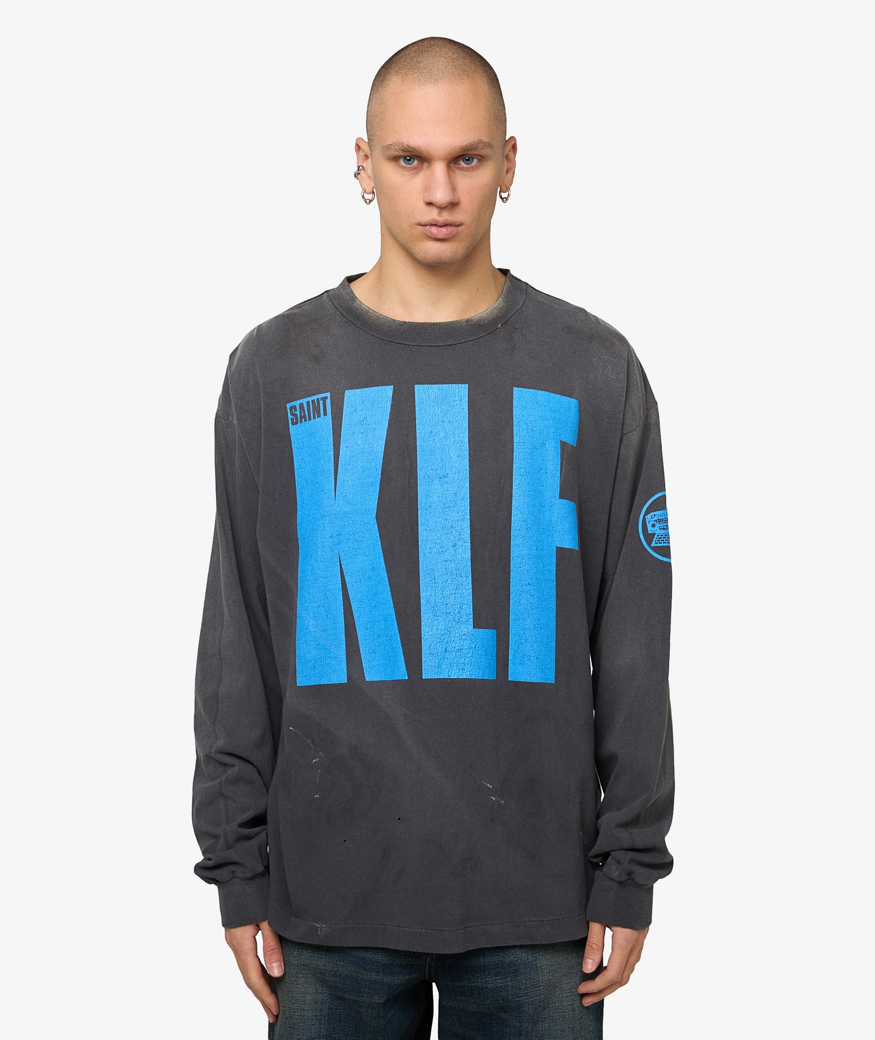 SAINT Mxxxxxx KLF Long Sleeve T-Shirt | Blue Klf Black | SVD USA