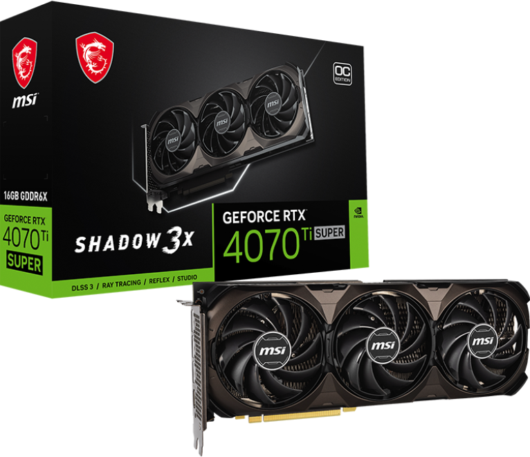MSI GeForce RTX 4070 Ti SUPER 16G SHADOW 3X OC | SoloTodo.cl