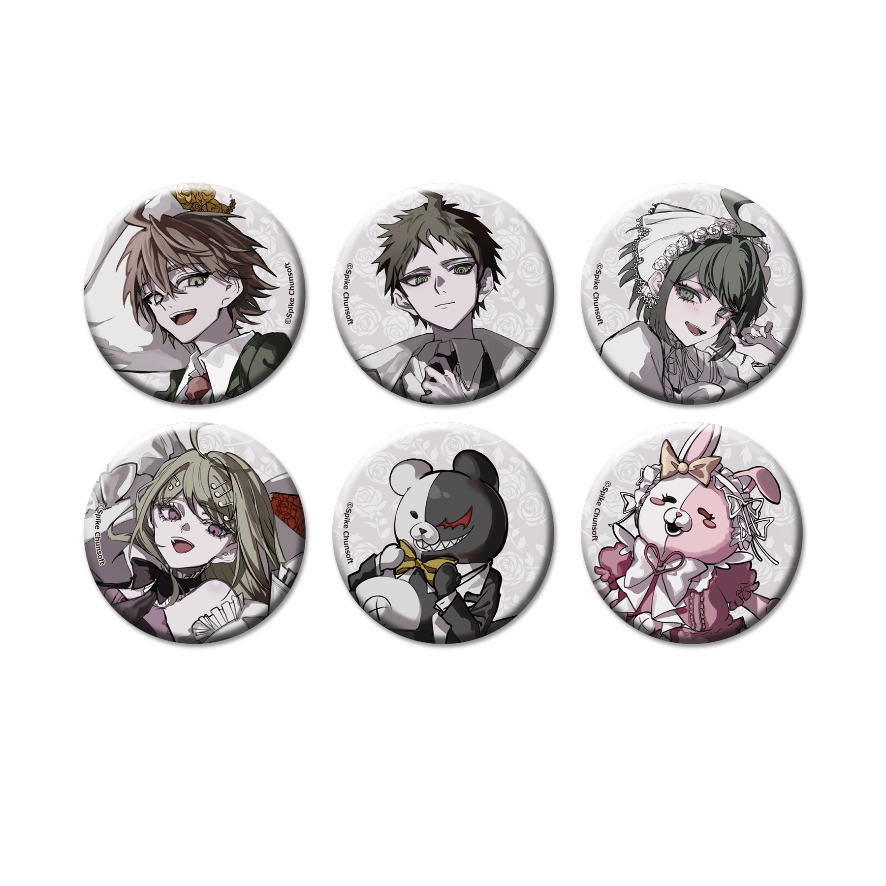 ダンガンロンパシリーズ 15周年記念イラスト トレーディング缶バッジ