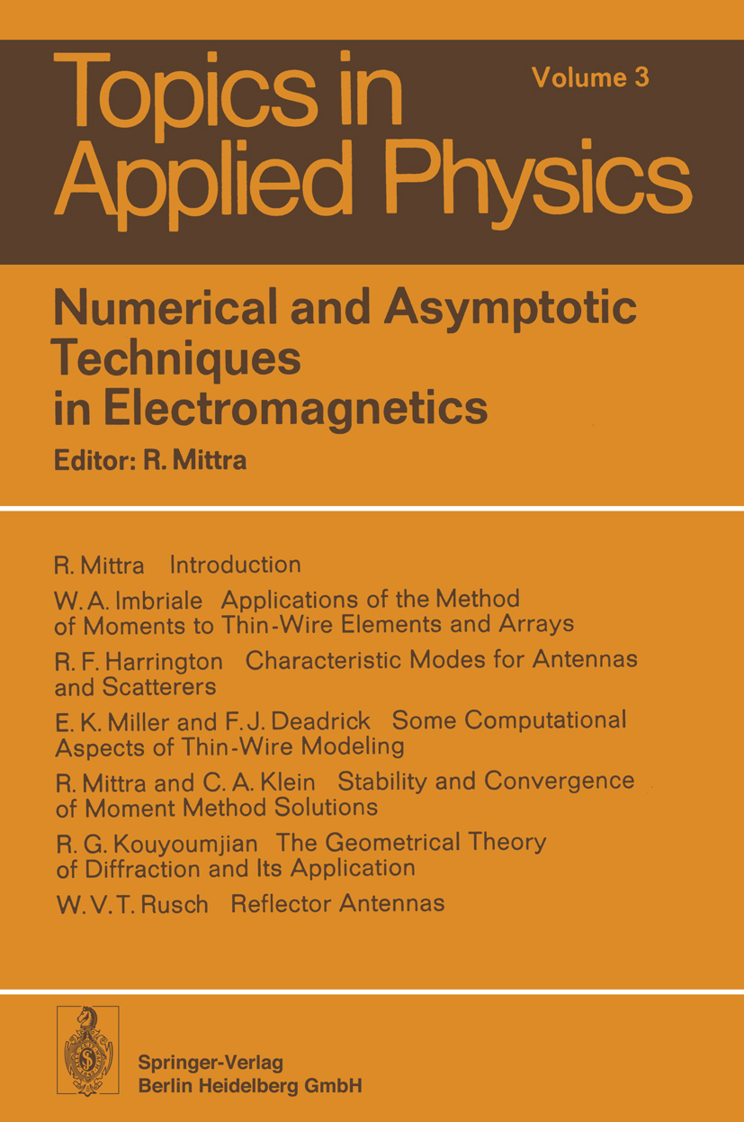 Numerical and Asymptotic Techniques in Electromagnetics | Springer