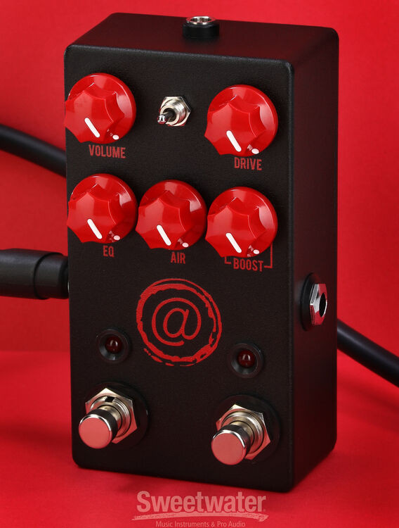 JHS AT Andy Timmons Drive V2 Pedal - Black with Red Logo