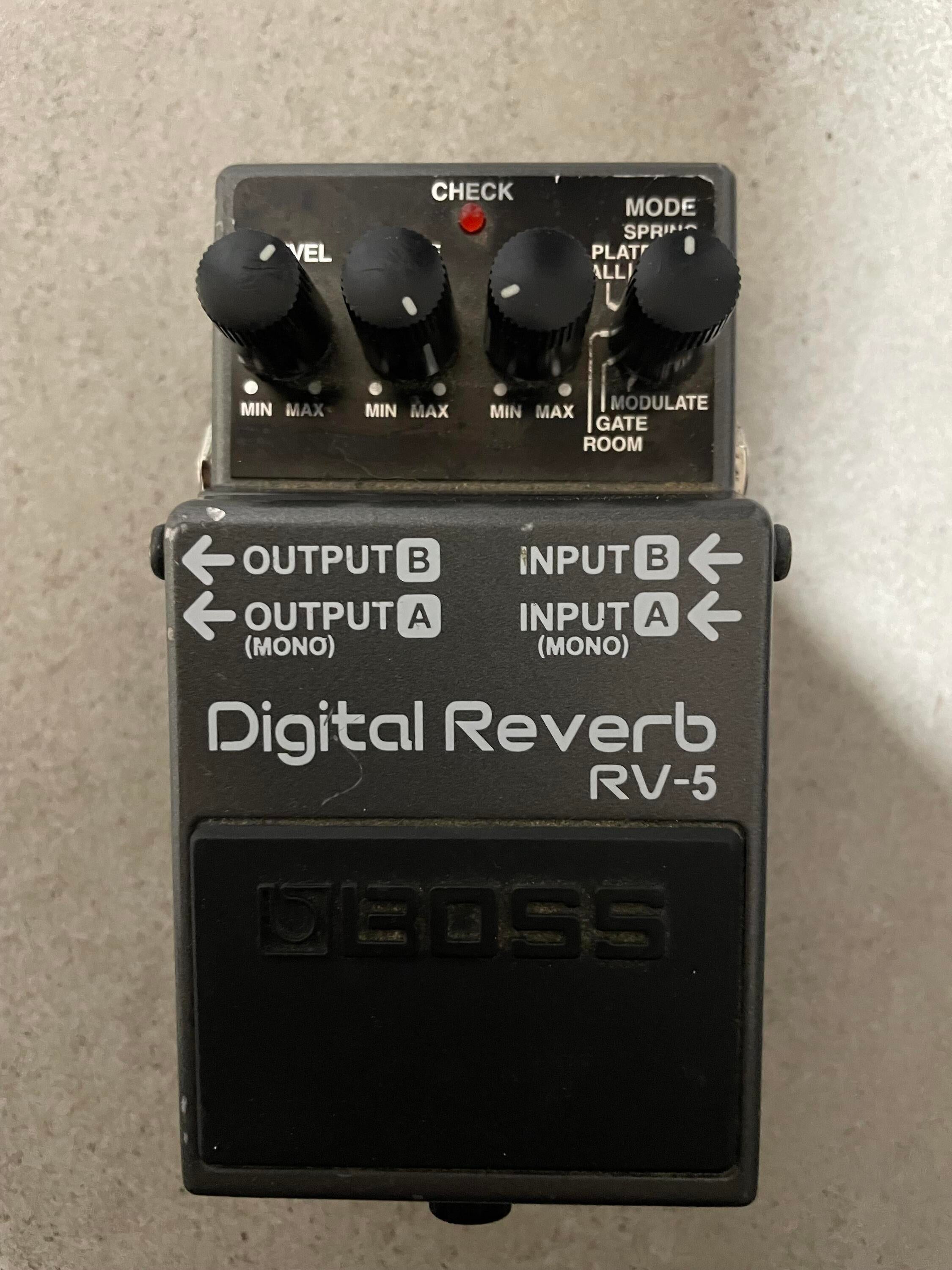 Used Boss RV-5 Digital Reverb Pedal - Sweetwater's Gear Exchange