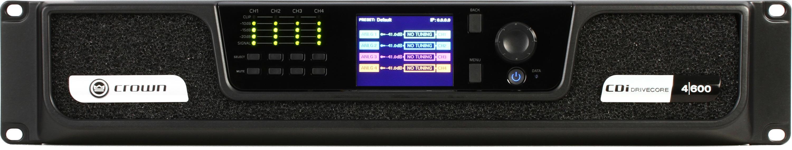 Crown CDi 2|600 600-watt 2-channel 70V Power Amplifier | Sweetwater